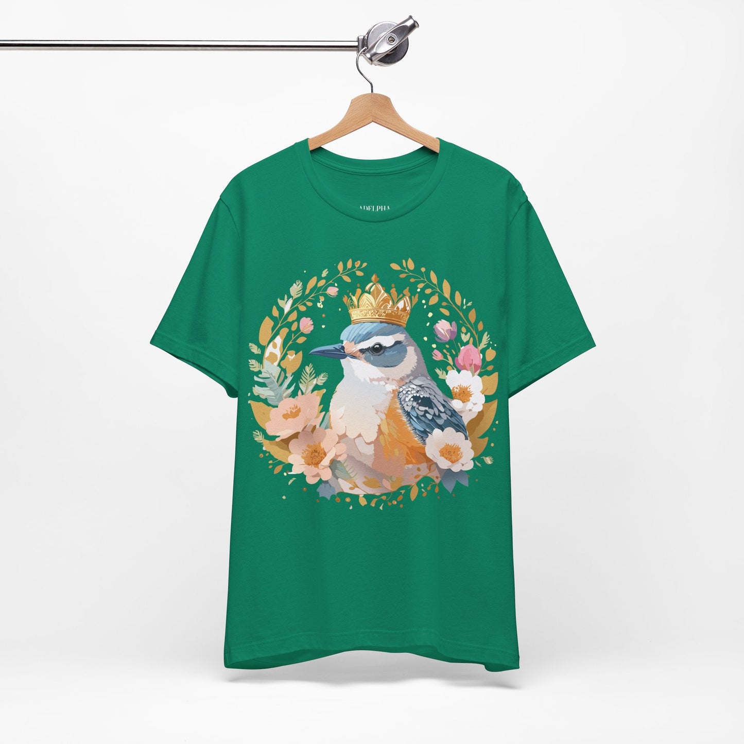 Adelpha Medallion Graphic Tee Unisex Short Sleeve Vintage Inspired Art Design Apparel