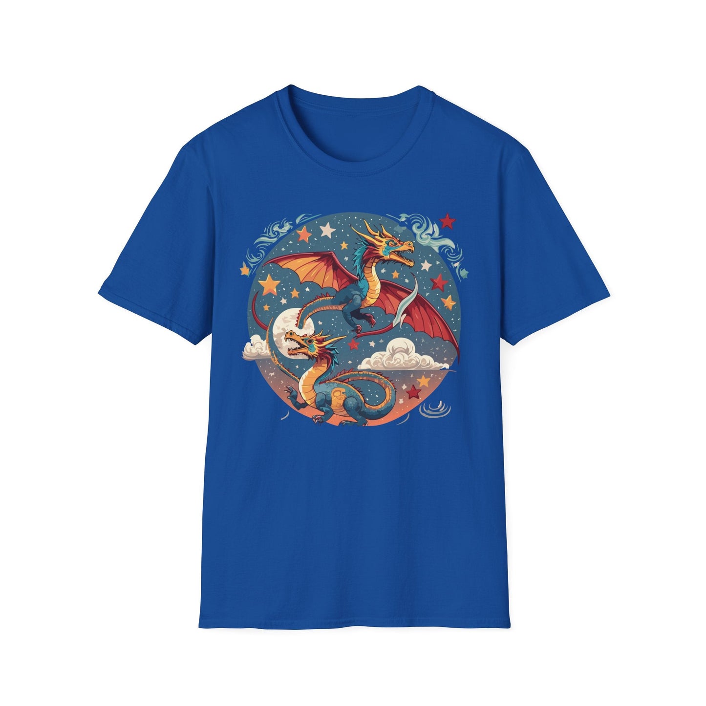 Dragon Graphic Unisex 100 Cotton Tee with Animal Artwork Design 17