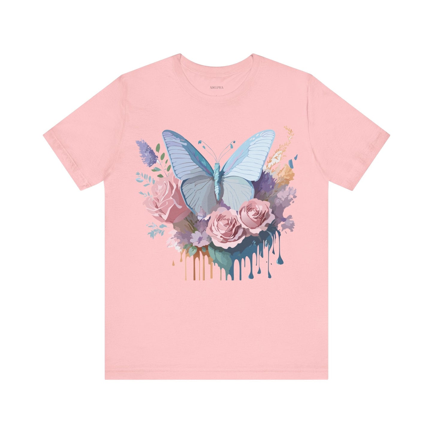Butterfly Graphic Tee Unisex Jersey Shirt Adelpha Vintage Art Design