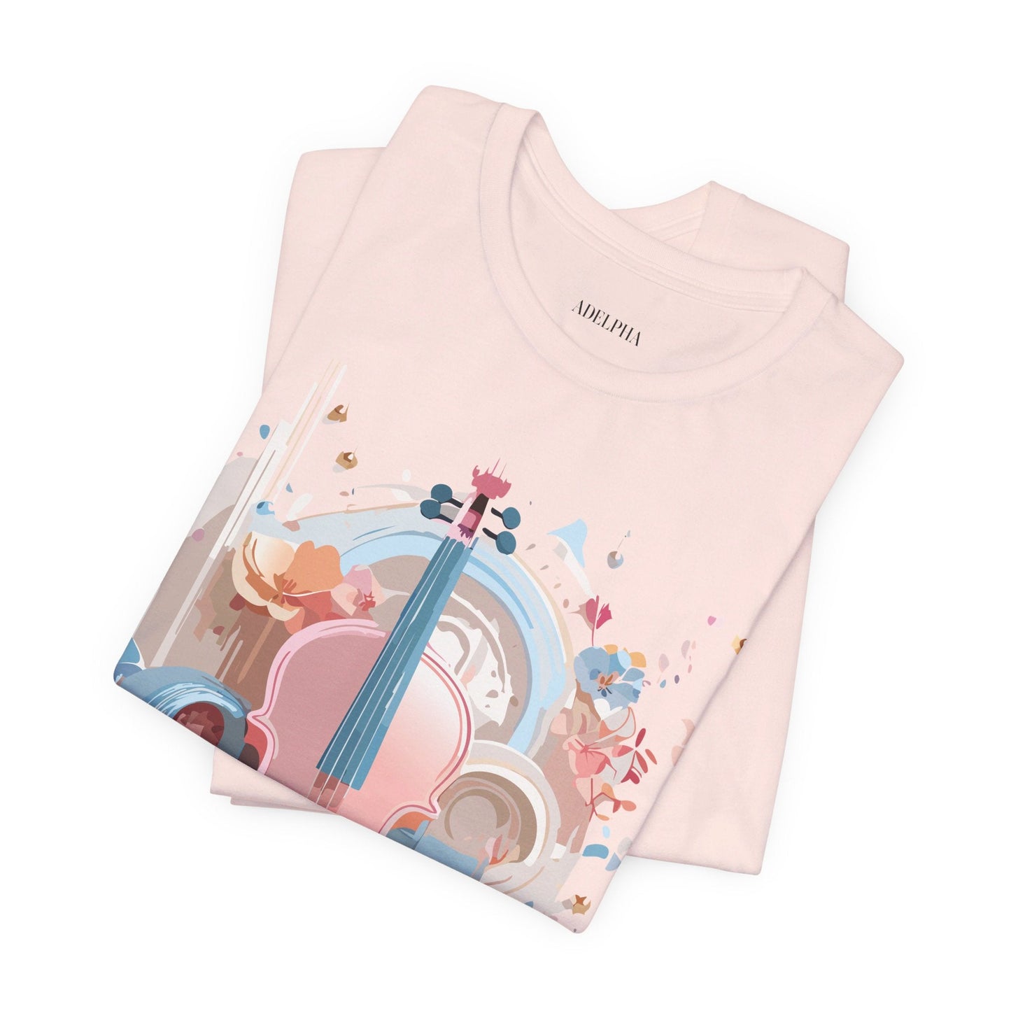 Music Graphic Tee Unisex Jersey Short Sleeve By Adelpha Vintage Inspired Artwork
