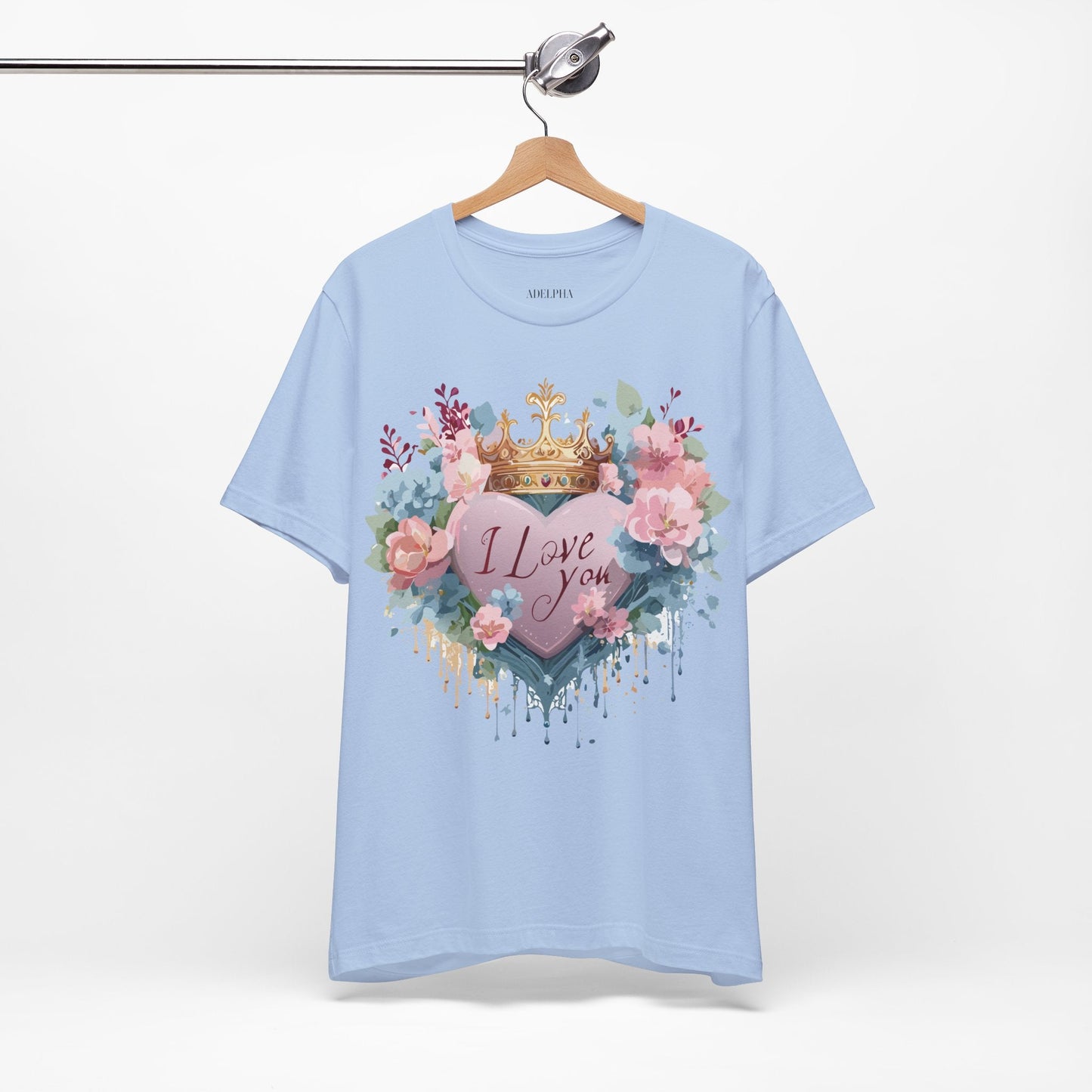 Valentine Graphic Tee Unisex Jersey Short Sleeve Vintage Inspired Art Design By Adelpha