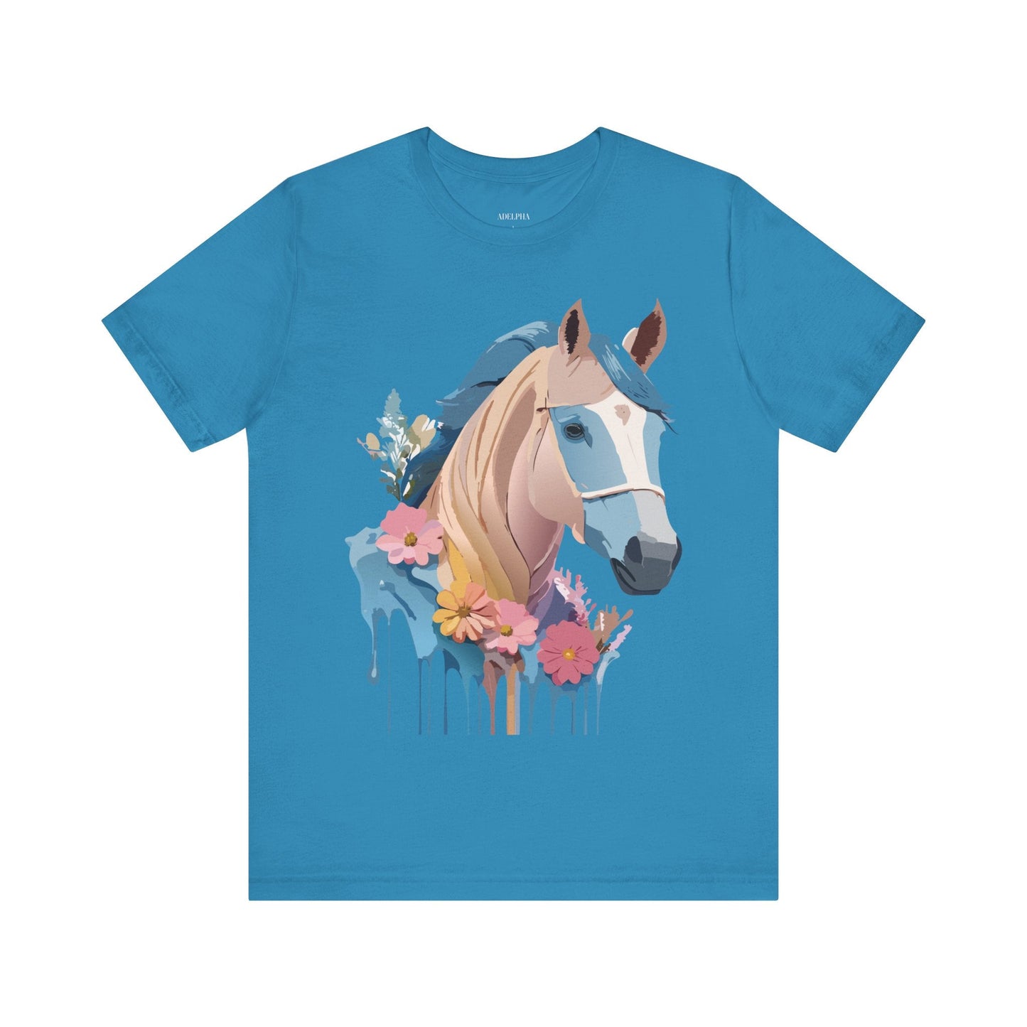 Horse Graphic Unisex 100 Cotton Vintage Animal Art T-Shirt 12