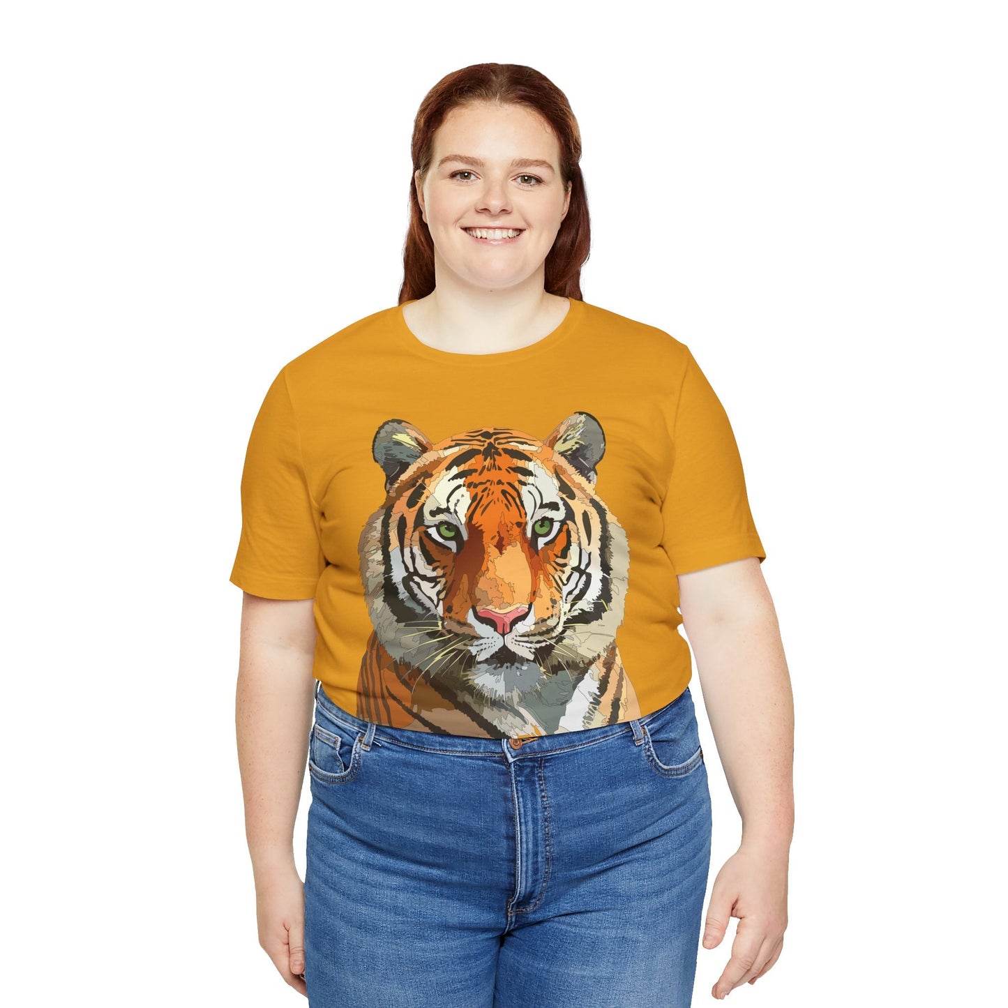 Unisex Animal Graphic Tee Shirt With Wildlife Art Design For Everyday Comfort Gildan 64000