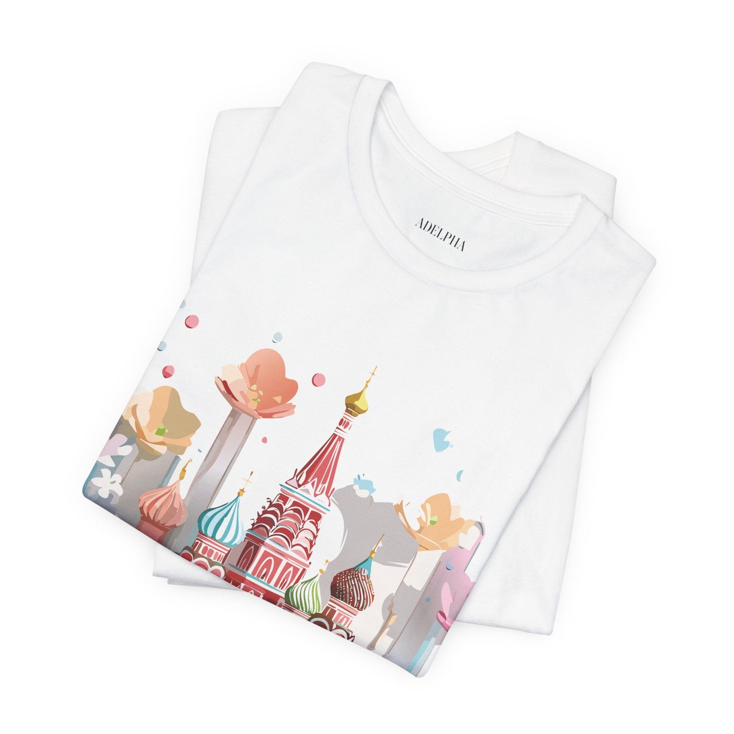 Unisex Graphic Tee From Adelpha Moscow Themed Tourist Shirt Vintage Inspired Art