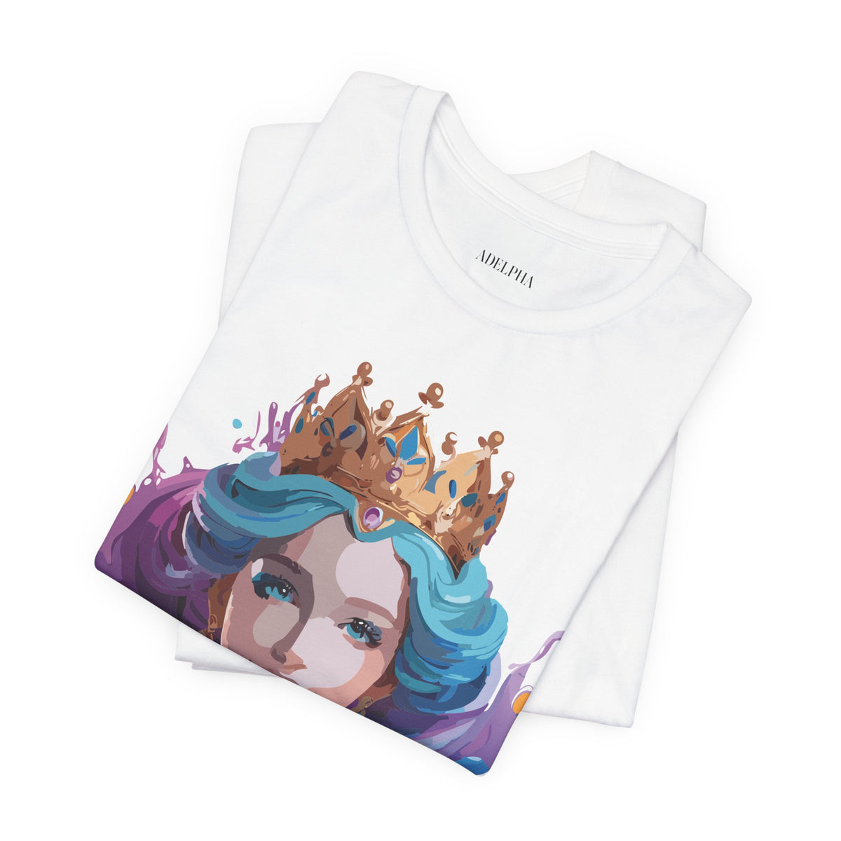 Queen Graphic Unisex Cotton Bella+Canvas Tee with Art Design m186