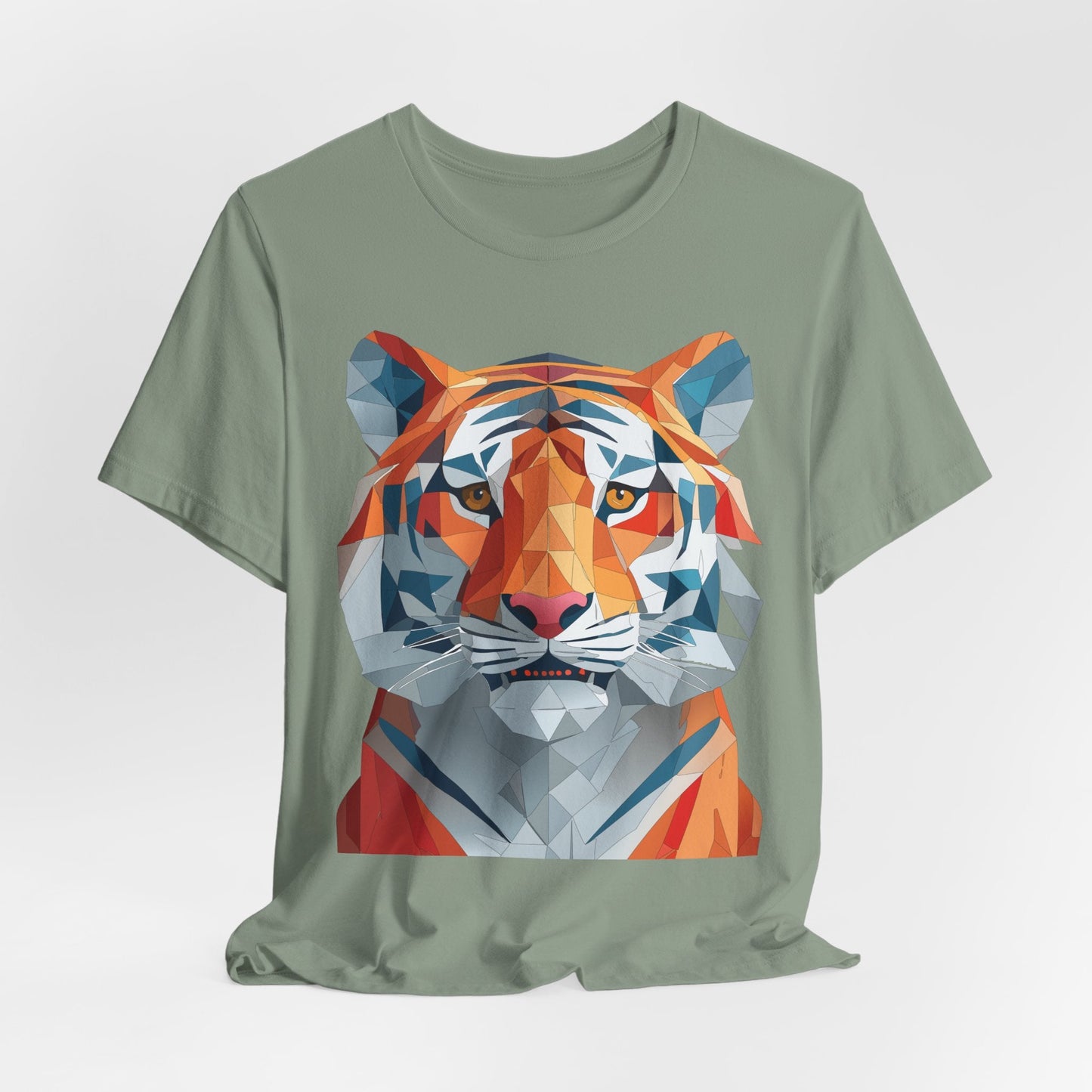 Unisex Animal Shirt With Art Design And Wildlife Theme Short Sleeve Tee For Everyday Wear