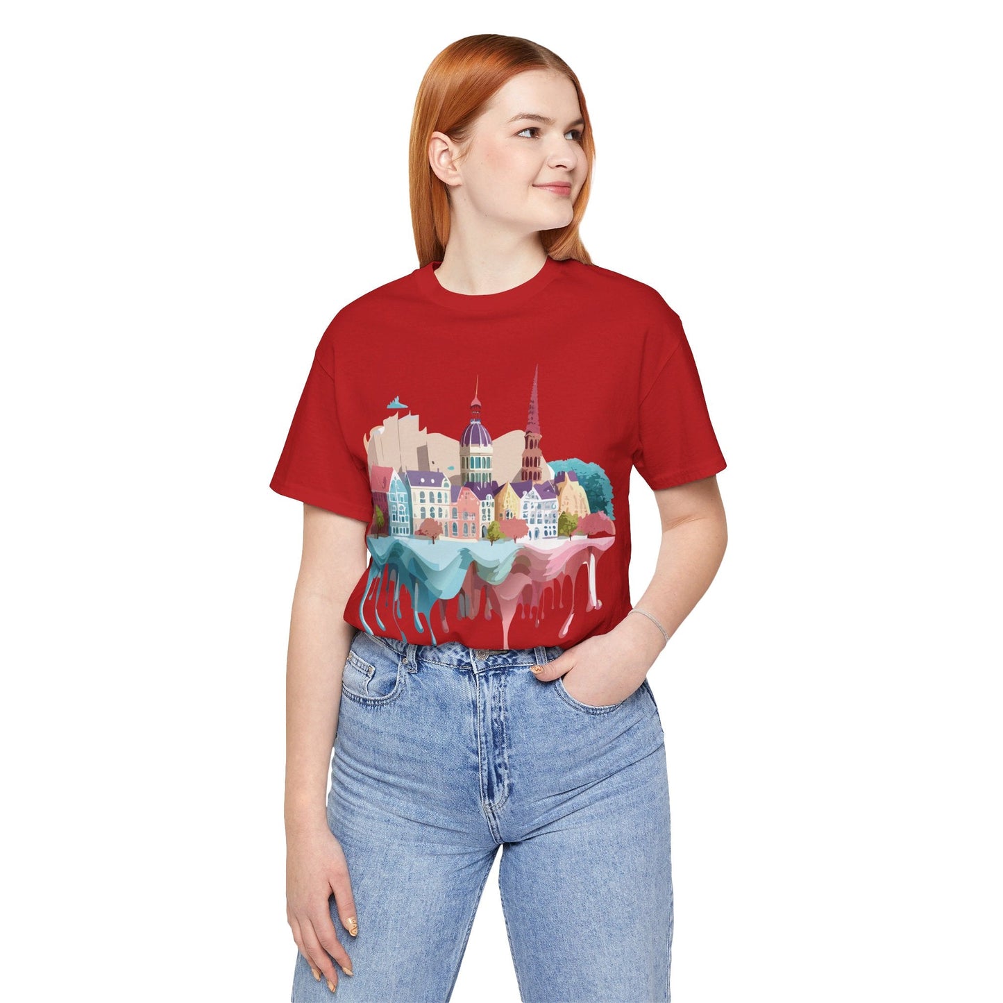 Germany Tourist Shirt Unisex Graphic Tee With Vintage Inspired Adelpha Art Premium Comfort