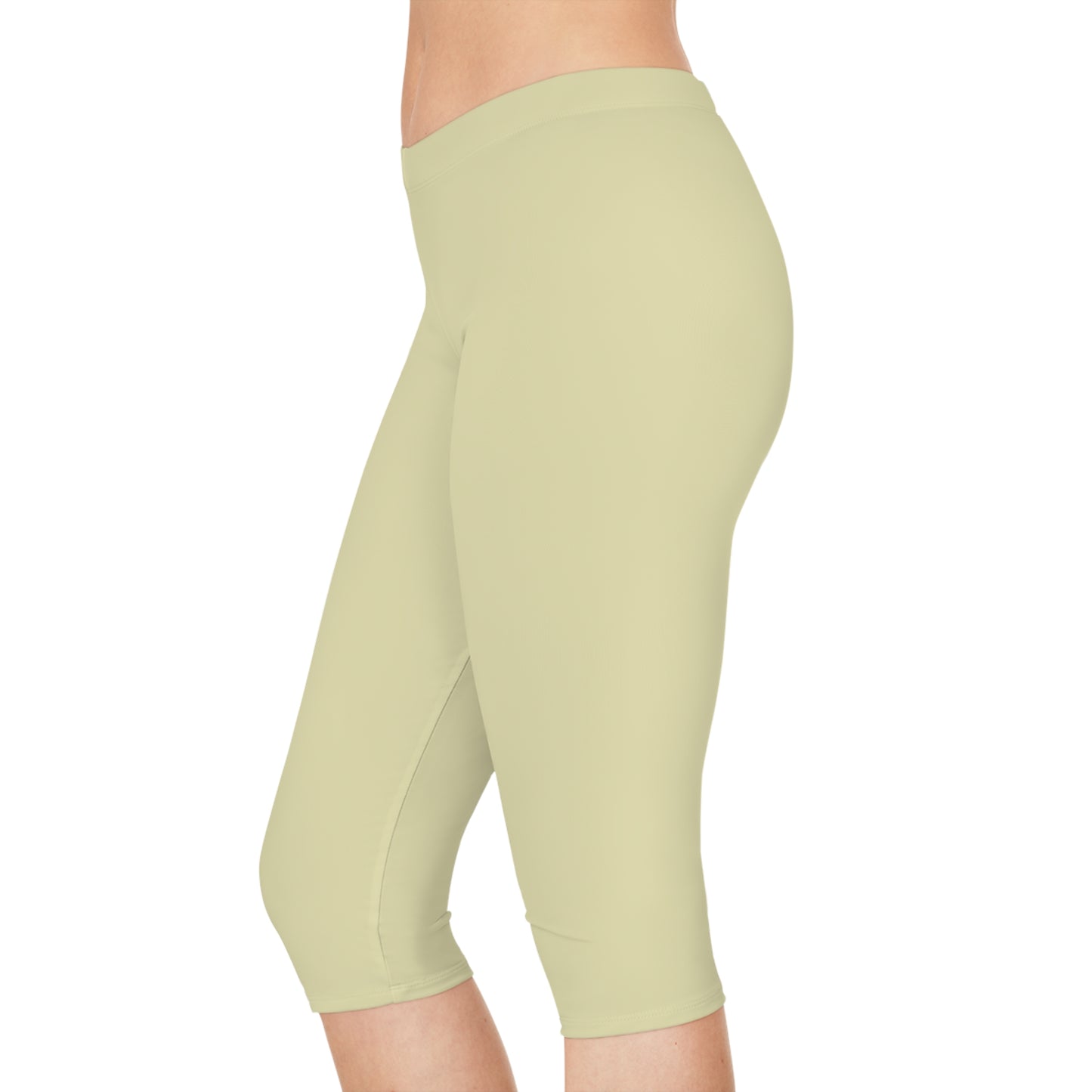 黃色七分緊身褲，黃色七分緊身褲