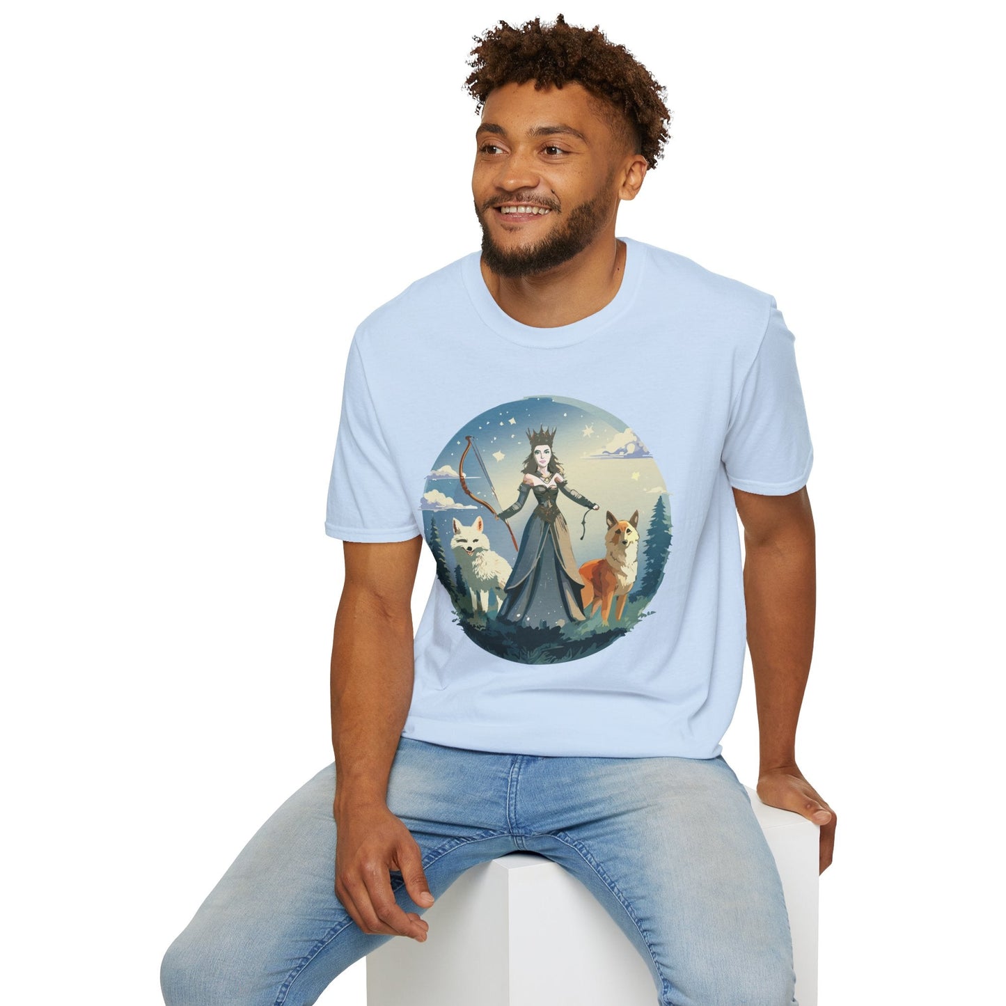 Women Graphic T Shirt Art Design Tee Unisex Softstyle Cotton Gildan 64000 Premium Comfort