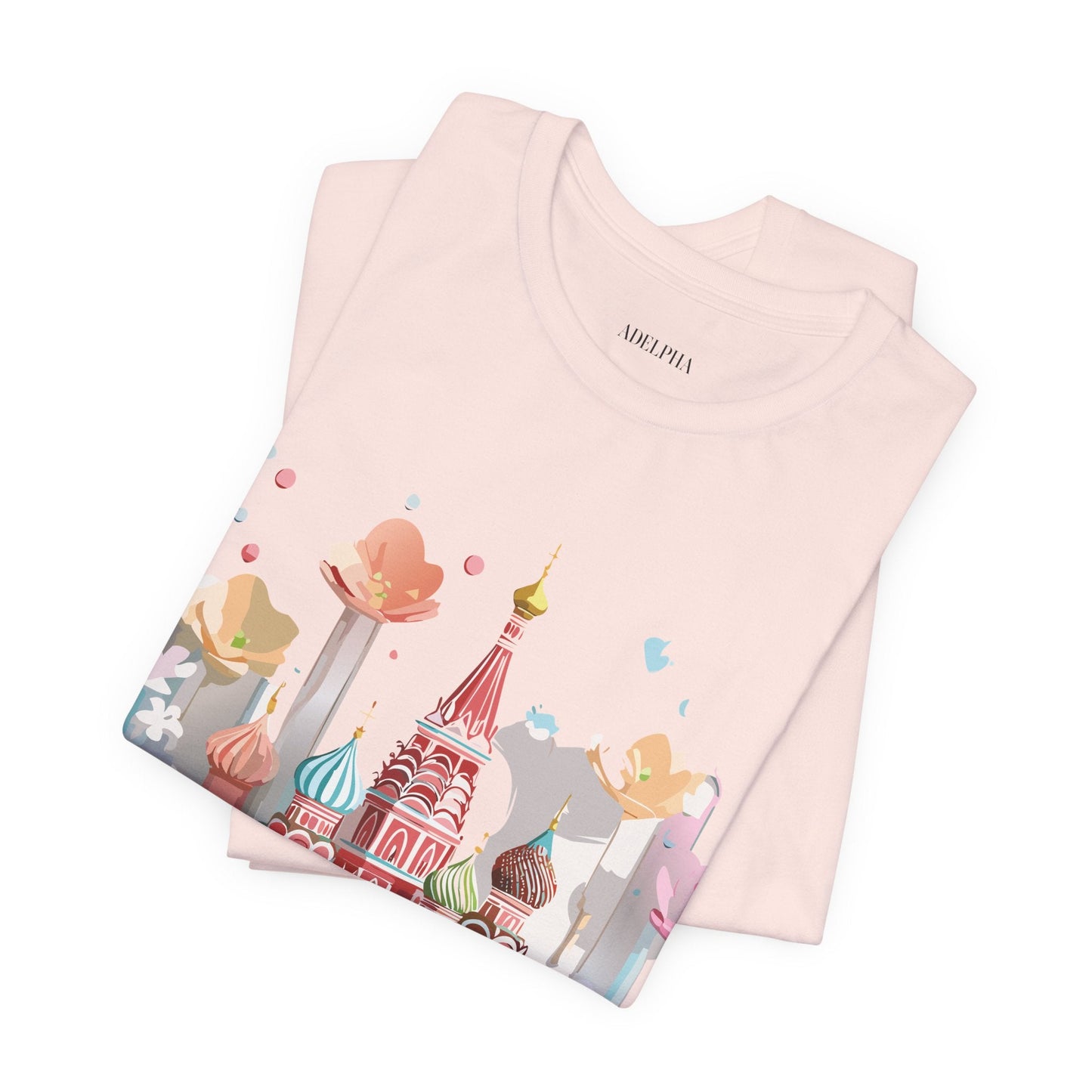 Unisex Graphic Tee From Adelpha Moscow Themed Tourist Shirt Vintage Inspired Art