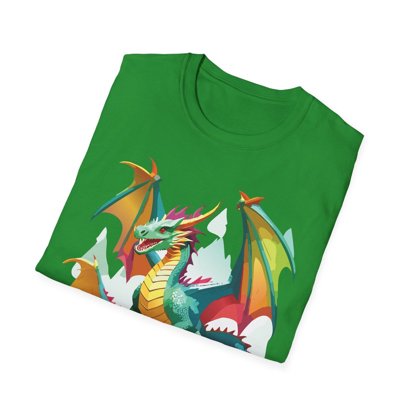 Dragon Graphic T Shirt for Men and Women Unisex Animal Design Softstyle Cotton Tee Premium Quality