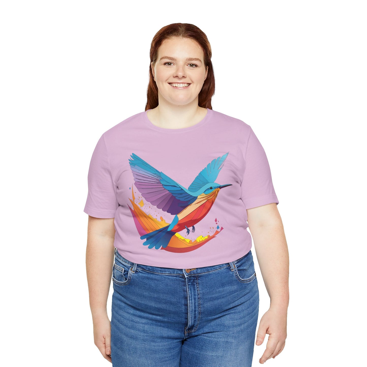Unisex Animal Shirt Art Design Tee With Wild Animals Print Soft Comfortable Short Sleeve Tee