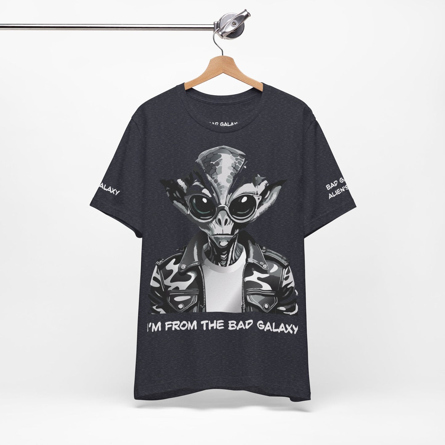 Alien T Shirt From Bad Galaxy Made To Order 100 Cotton Eco Friendly Inks Soft Comfortable