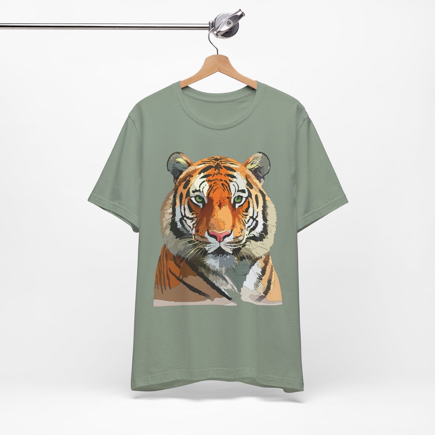 Unisex Animal Graphic Tee Shirt With Wildlife Art Design For Everyday Comfort Gildan 64000