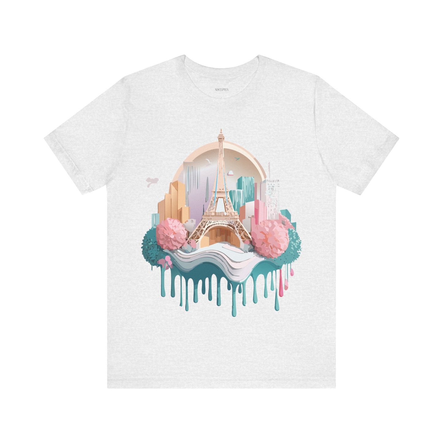 Paris Tourist Shirt Unisex Graphic Tee With Vintage Adelpha Artwork And Travel Style