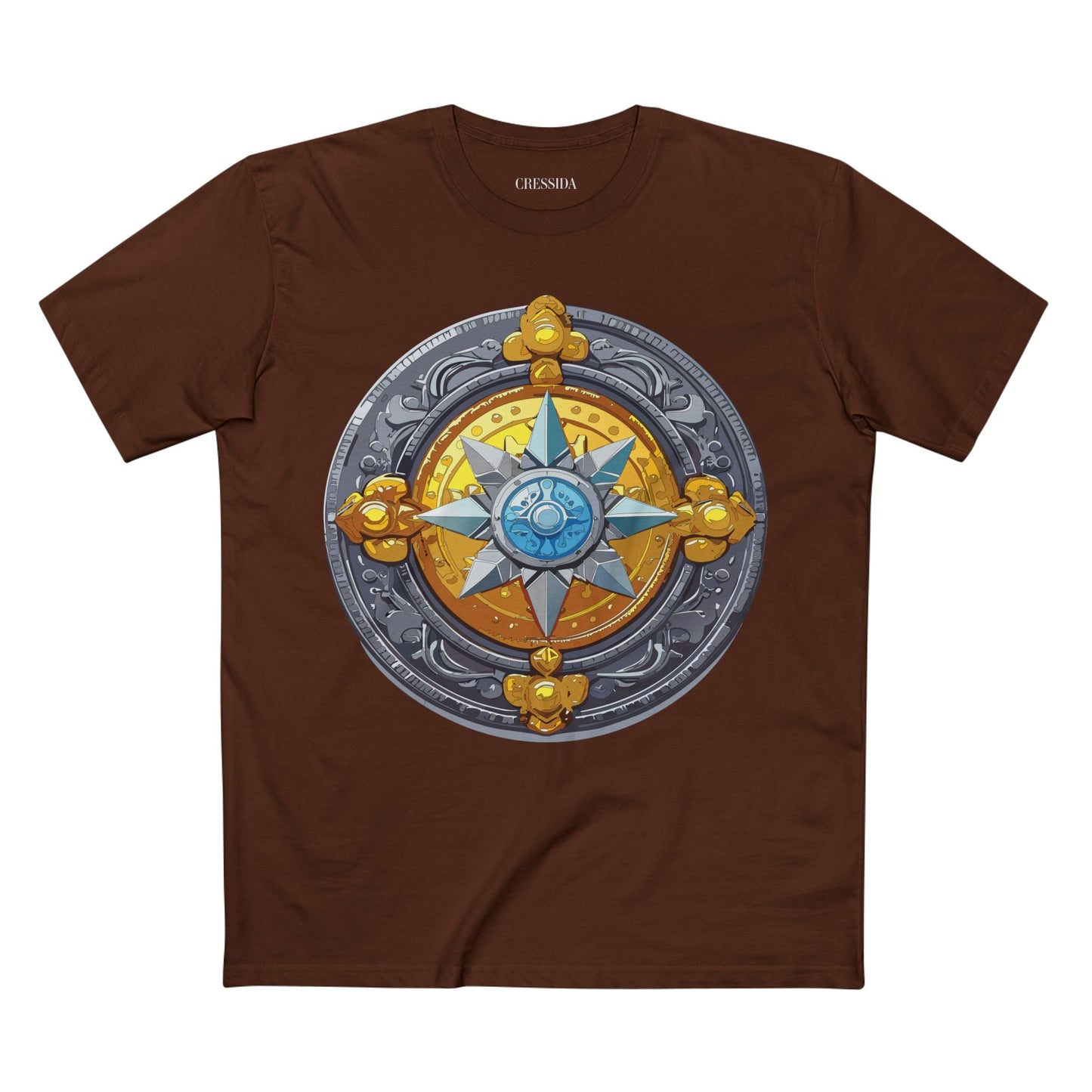Antique Gold Coin Graphic Design T-Shirt Unisex 100 Cotton With Golden Print Artwork Tee 1