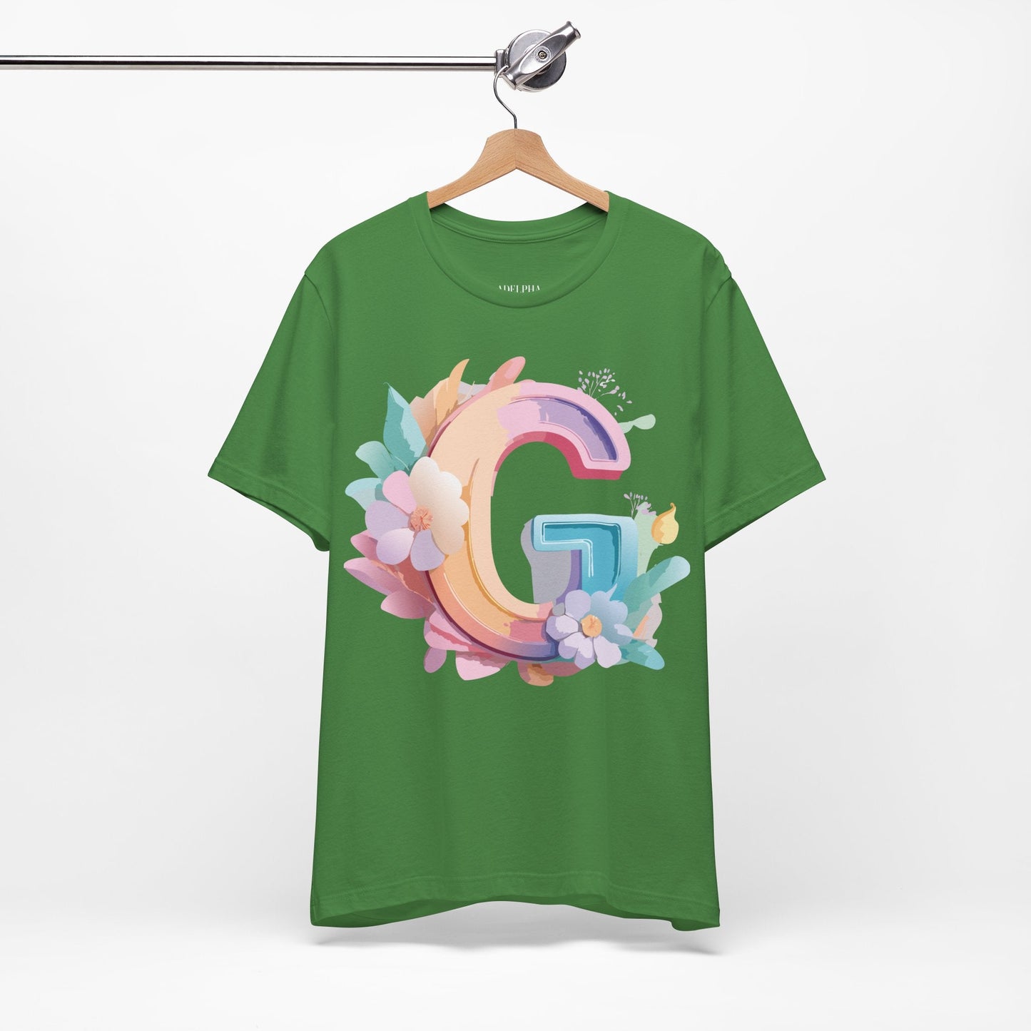 Letter G Shirt Unisex Graphic Tee by Adelpha Vintage Inspired Artwork for Everyday Style