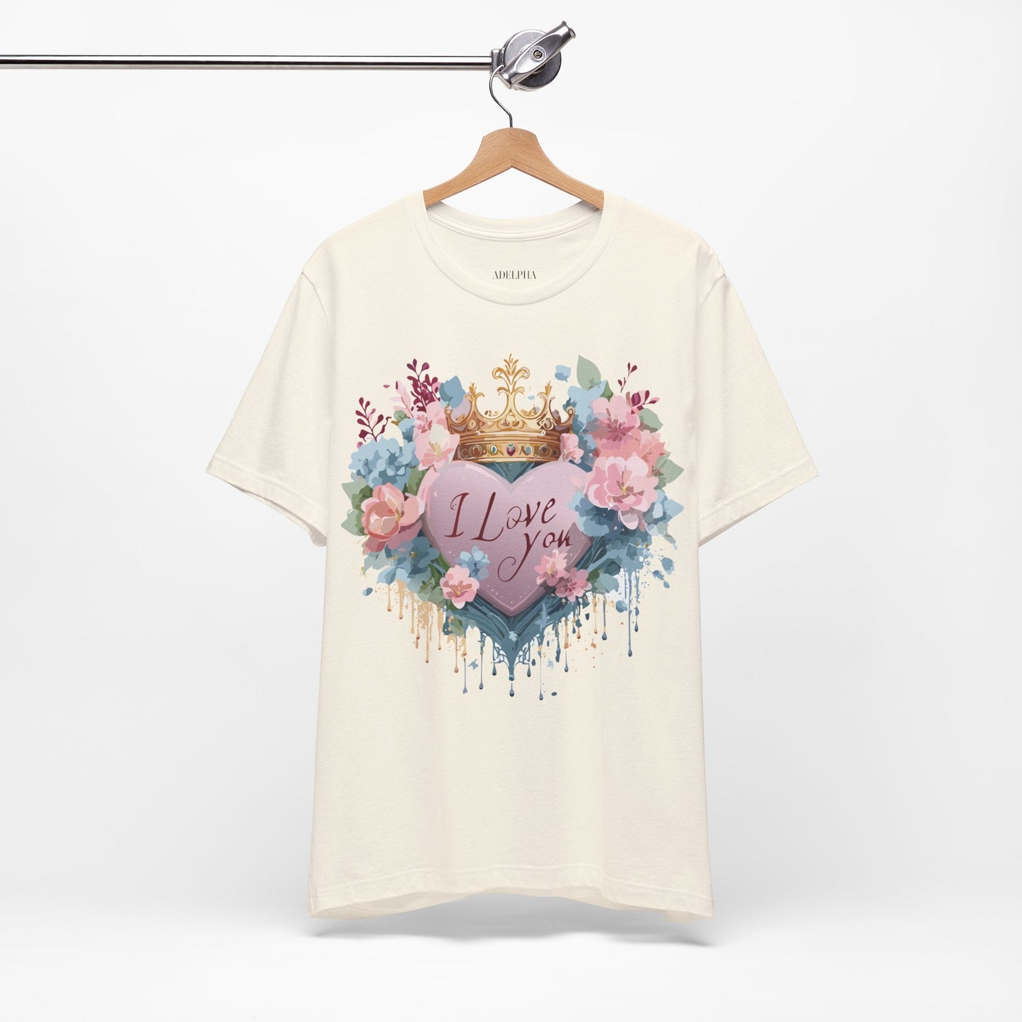 Valentine Graphic Tee Unisex Jersey Short Sleeve Vintage Inspired Art Design By Adelpha