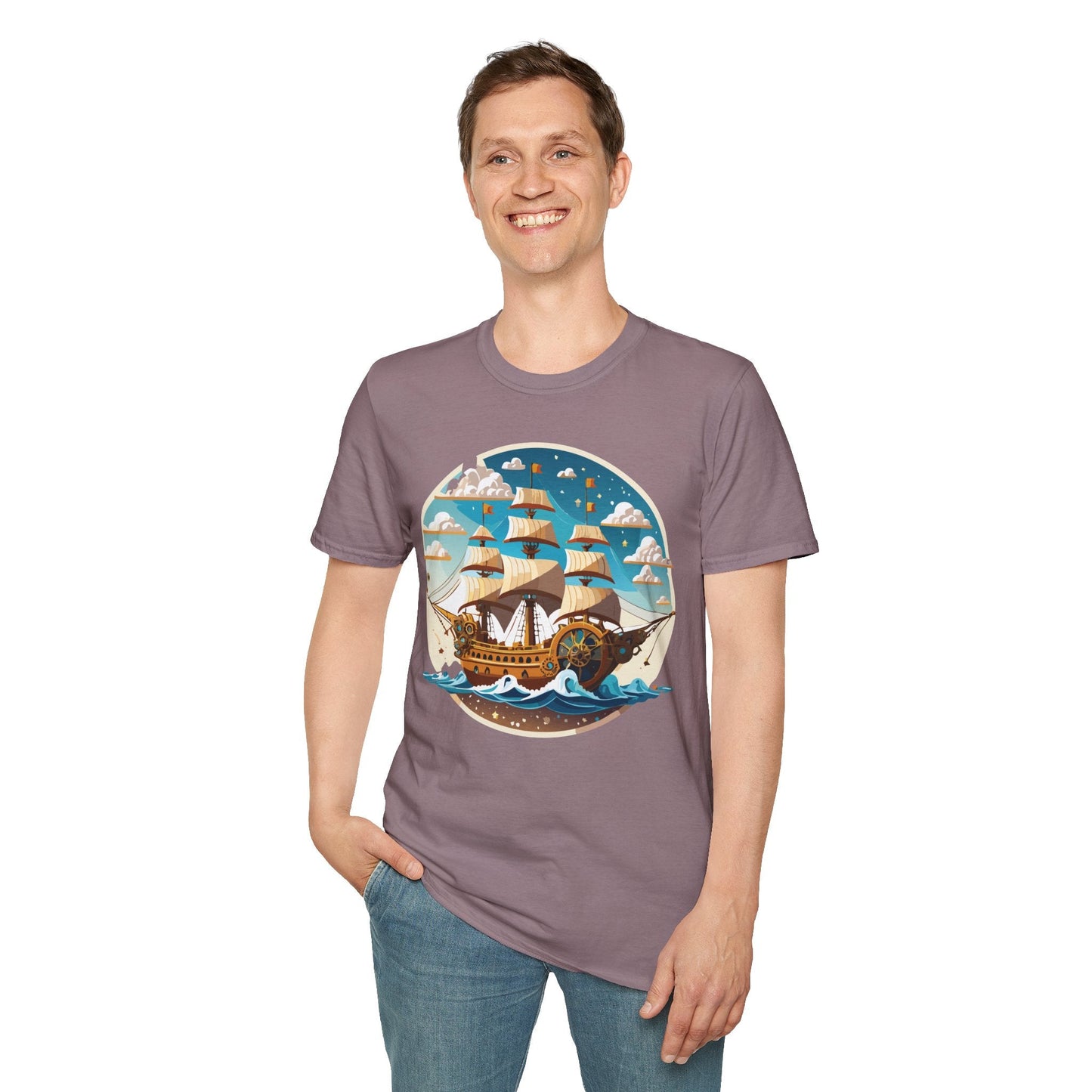 Ship T Shirts Frigate T Shirts Vessel Tee Shirt Unisex Gildan Softstyle 64000 Premium