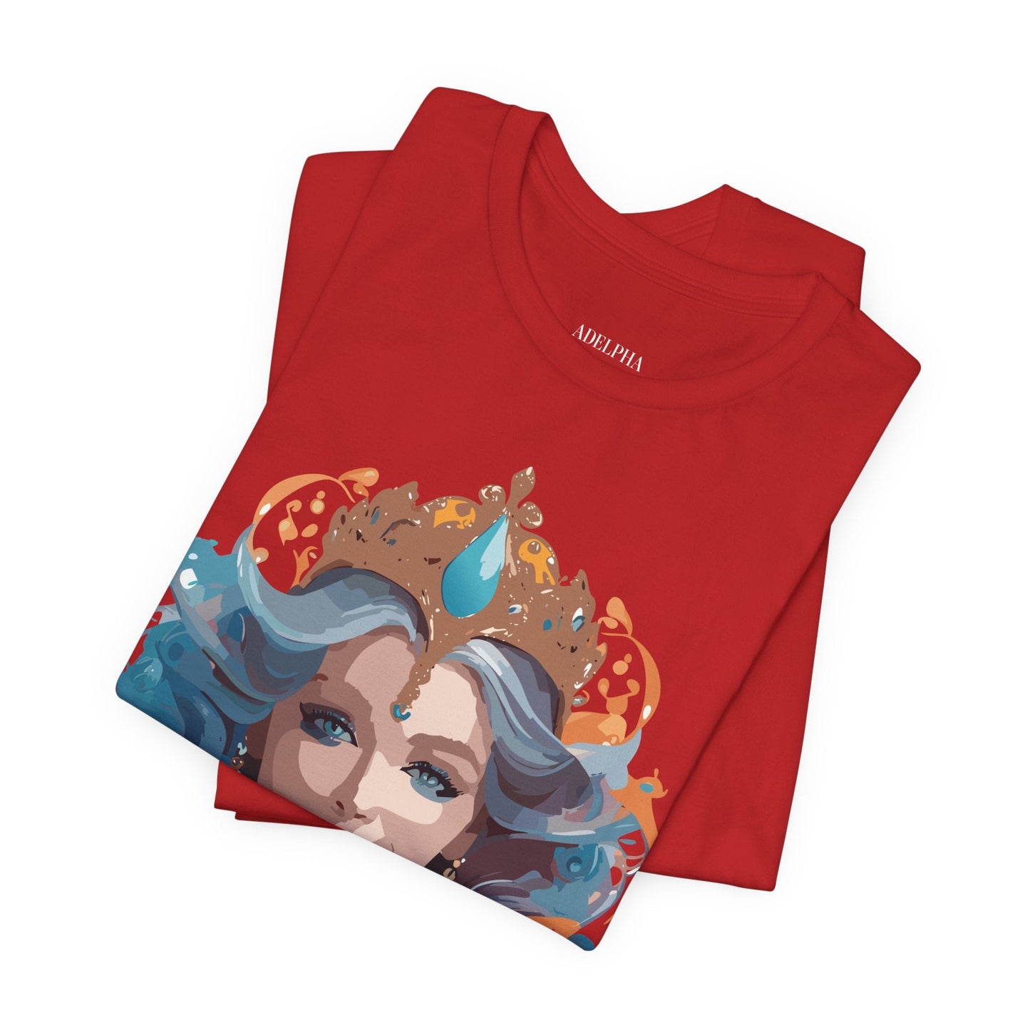 Queen Graphic Tee Unisex Adelpha Vintage Artwork Short Sleeve Premium Casual Wear