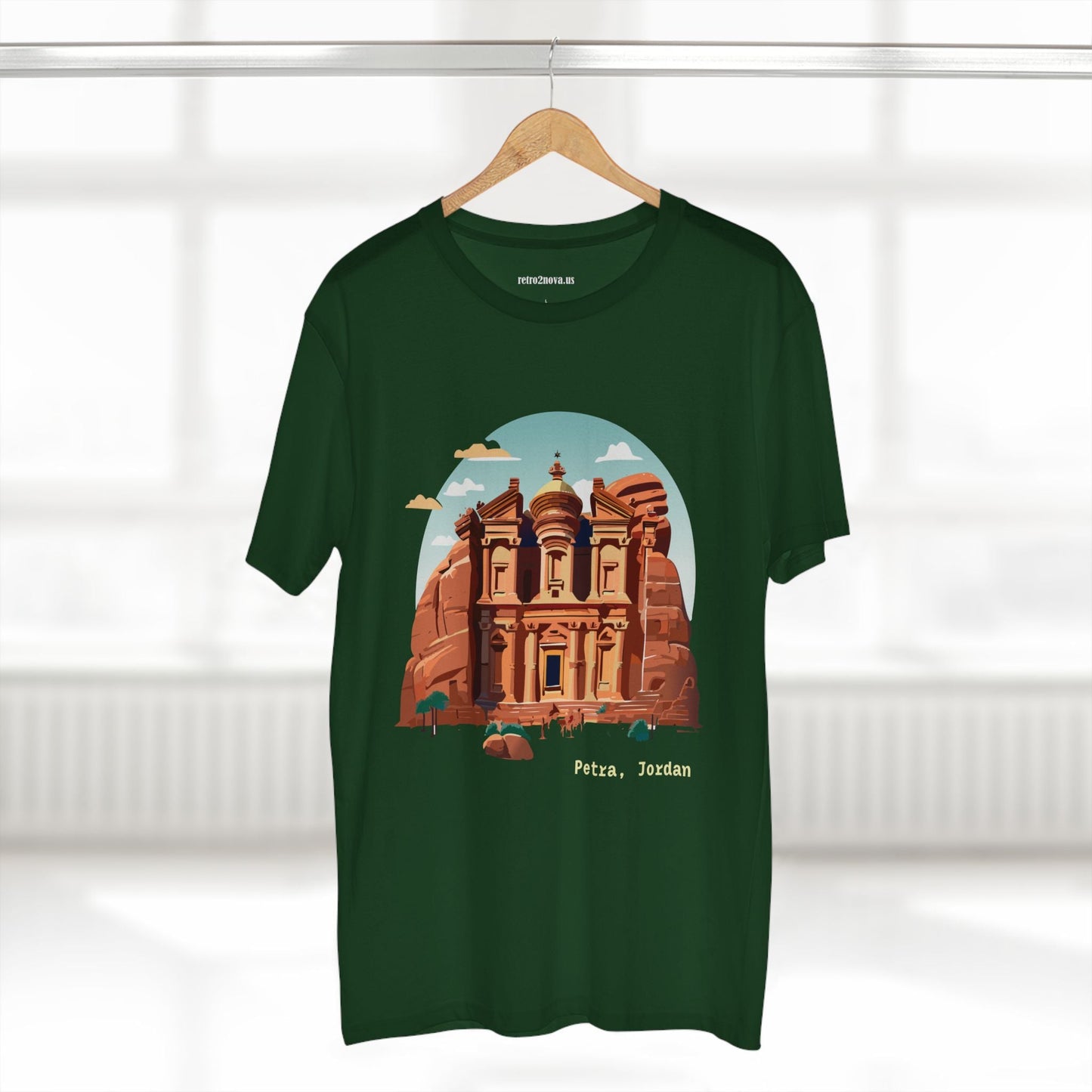 Petra Travel Shirt Unisex Premium Cotton Tee With Original Art Design For Tourists TT22