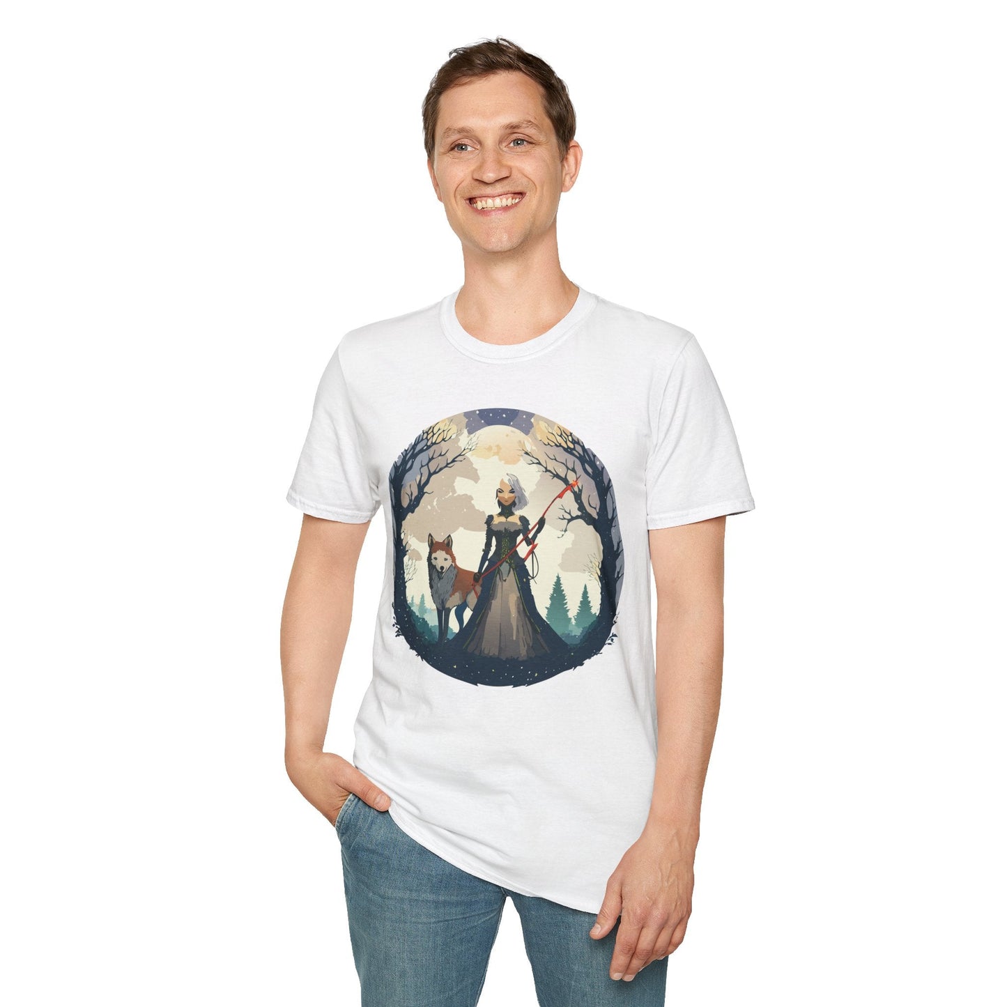 Womens Graphic T Shirts Ladies Art Design Tee Unisex Softstyle Cotton Tee Everyday Comfort