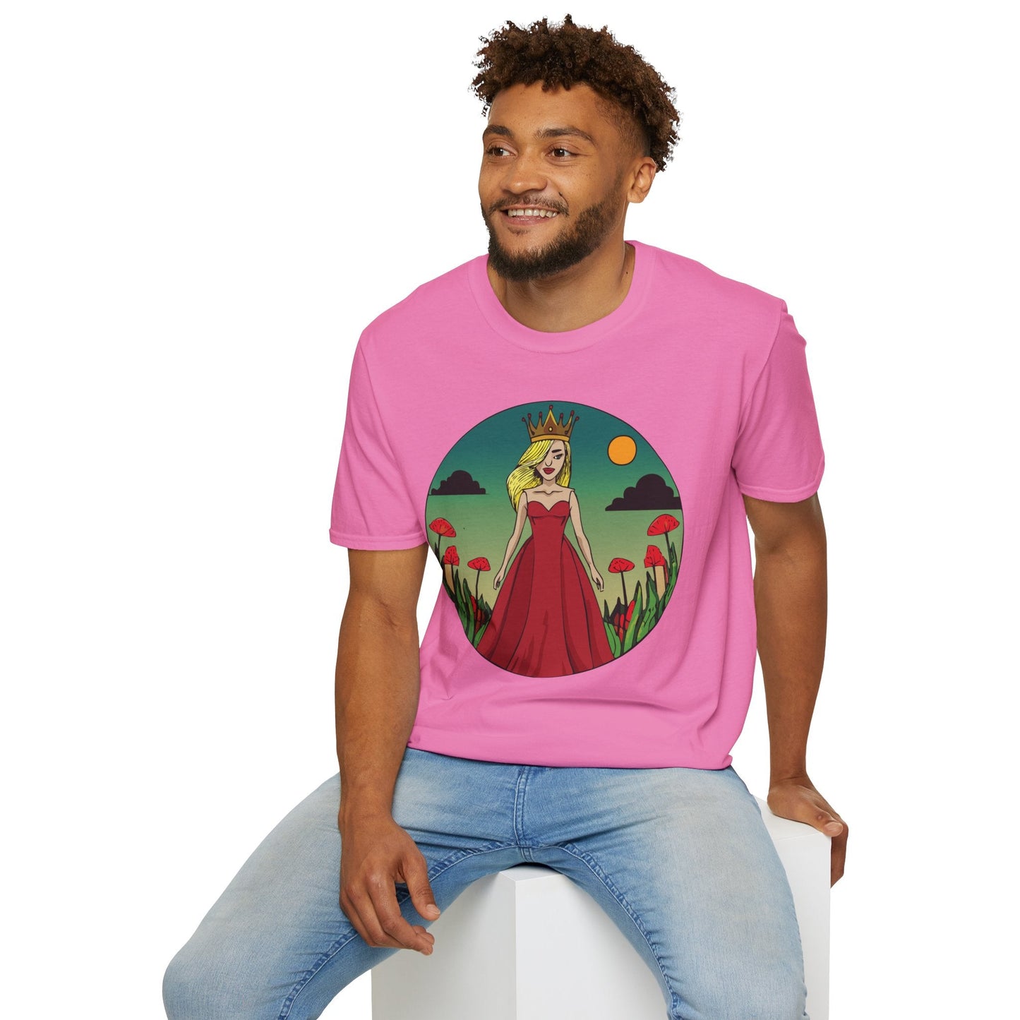 Womens Graphic T Shirt Art Design Tee Unisex Softstyle 64000 Ring Spun Cotton Daily Wear