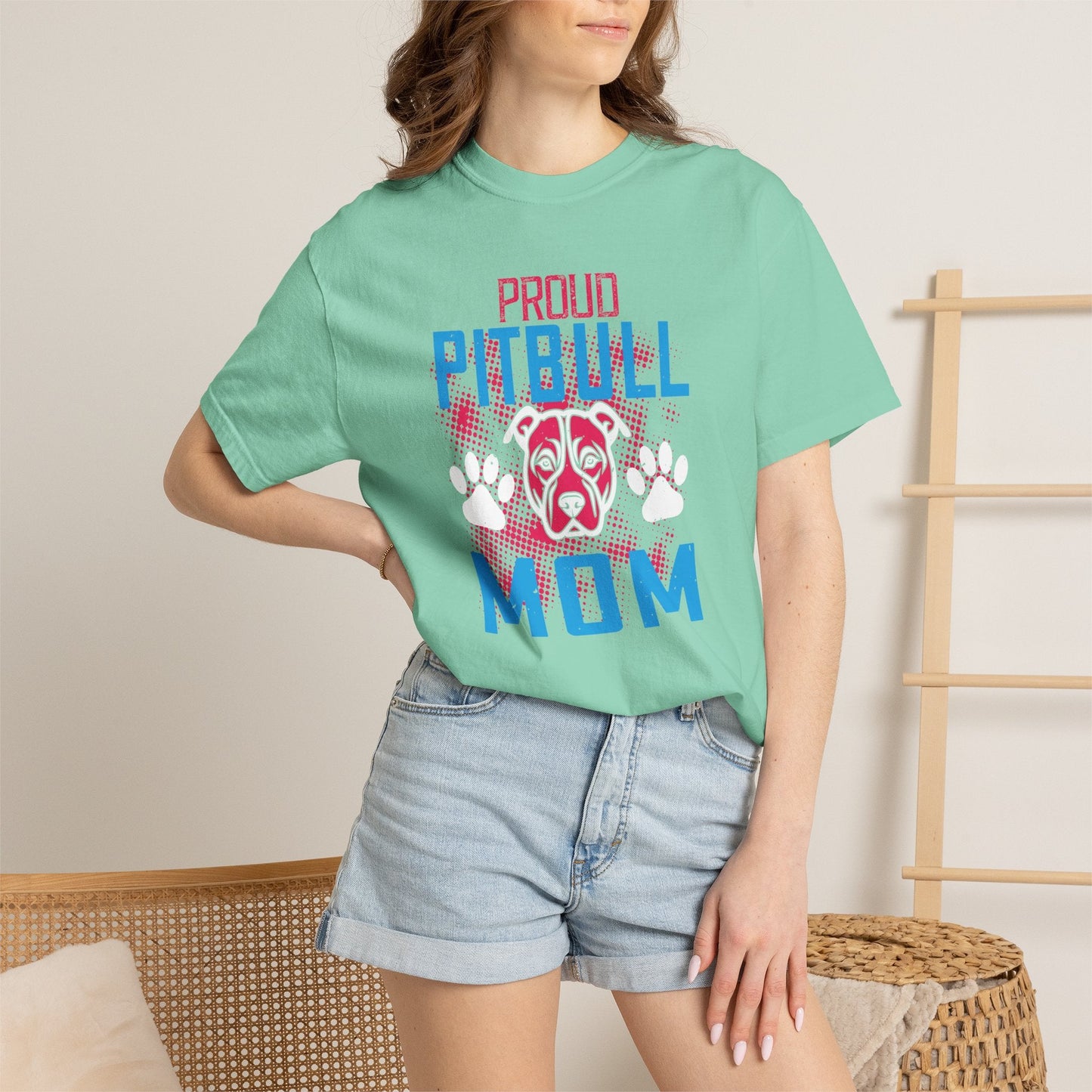 Mom T-shirt Mother Day Mama Tee Unisex Comfort Colors Garment-Dyed Cotton h91