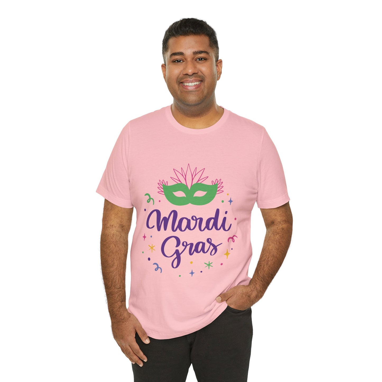 Unisex Cotton Tee Shirt for Mardi Gras