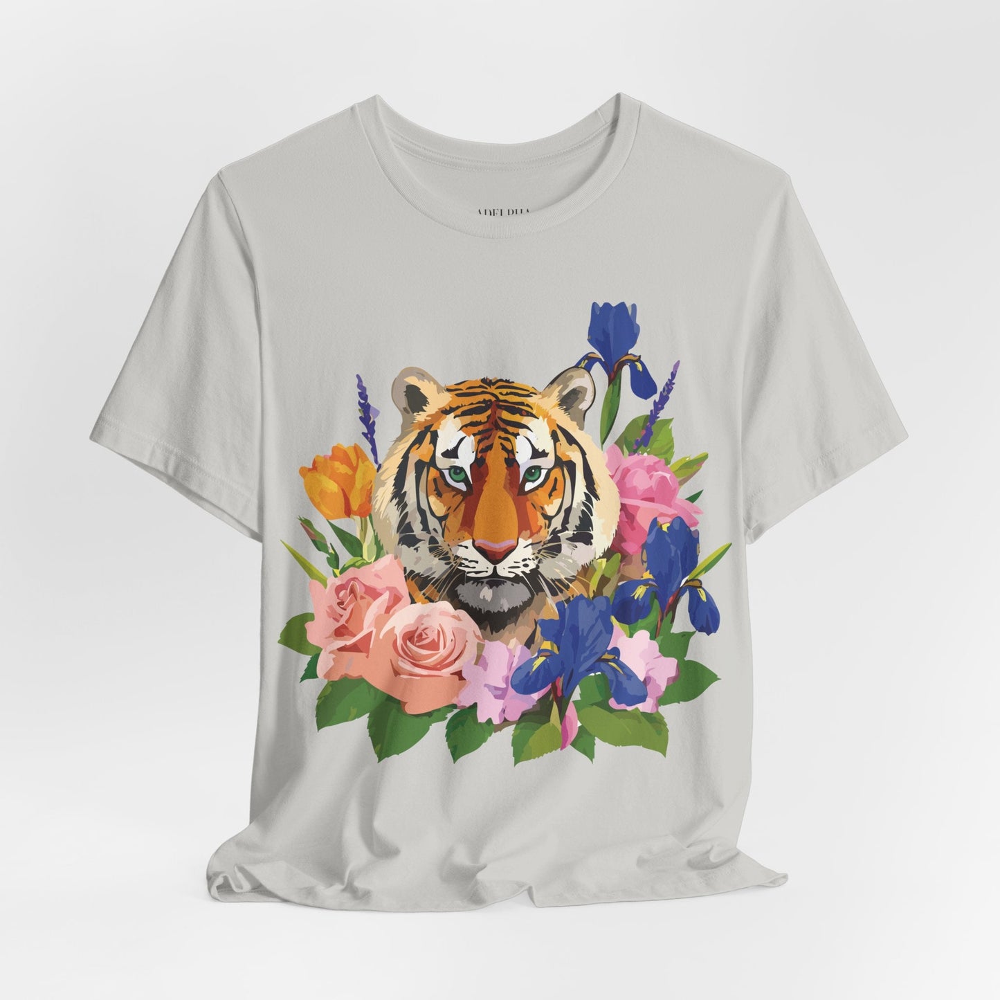 Tiger Graphic T Shirt Unisex Jersey Short Sleeve Art Design Tee Adelpha Vintage Inspired
