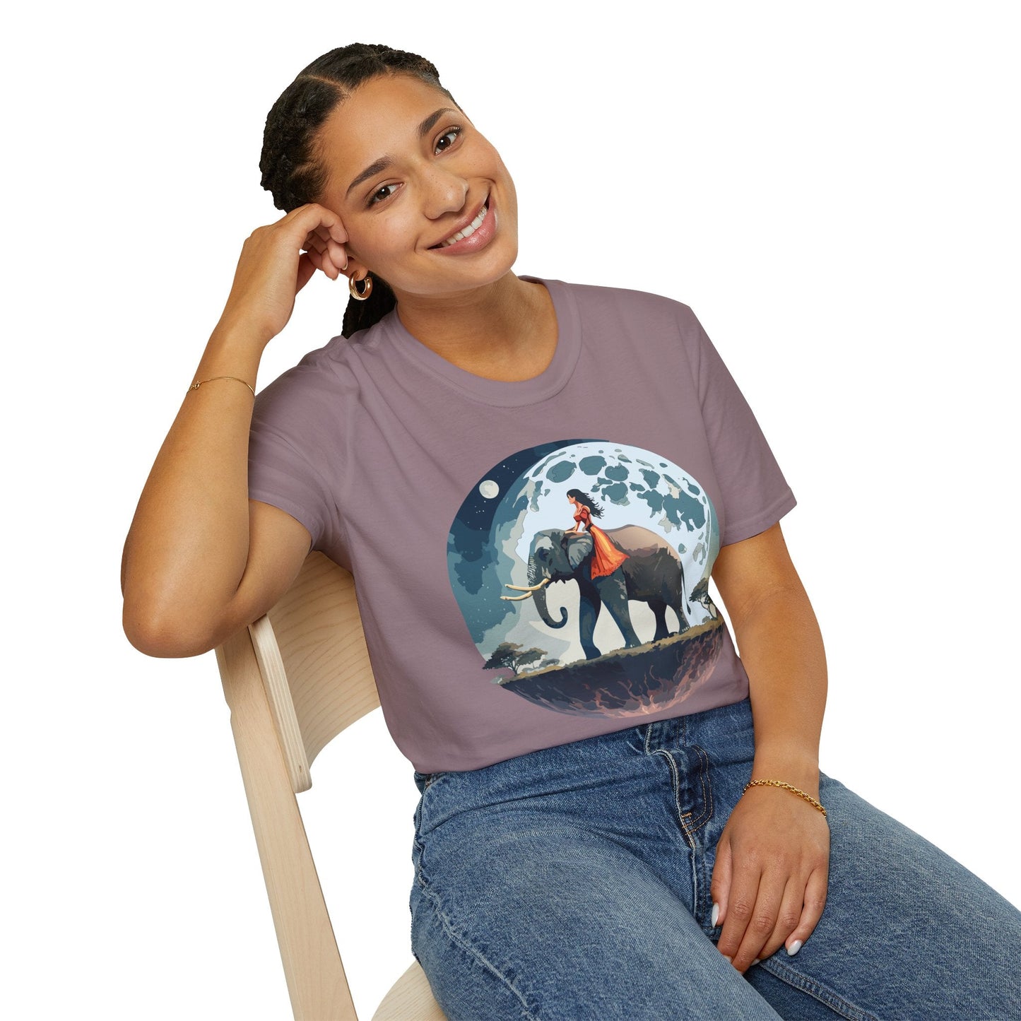 Womens Graphic T Shirt Art Design Tee SoftStyle Gildan 64000 100 Percent Ring Spun Cotton Comfort