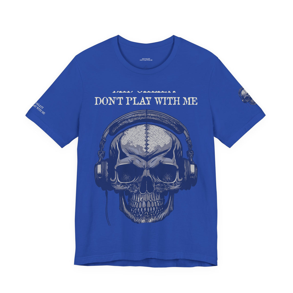 Skull Rock Graphic Unisex Cotton Bella+Canvas Tee with Art Design b46