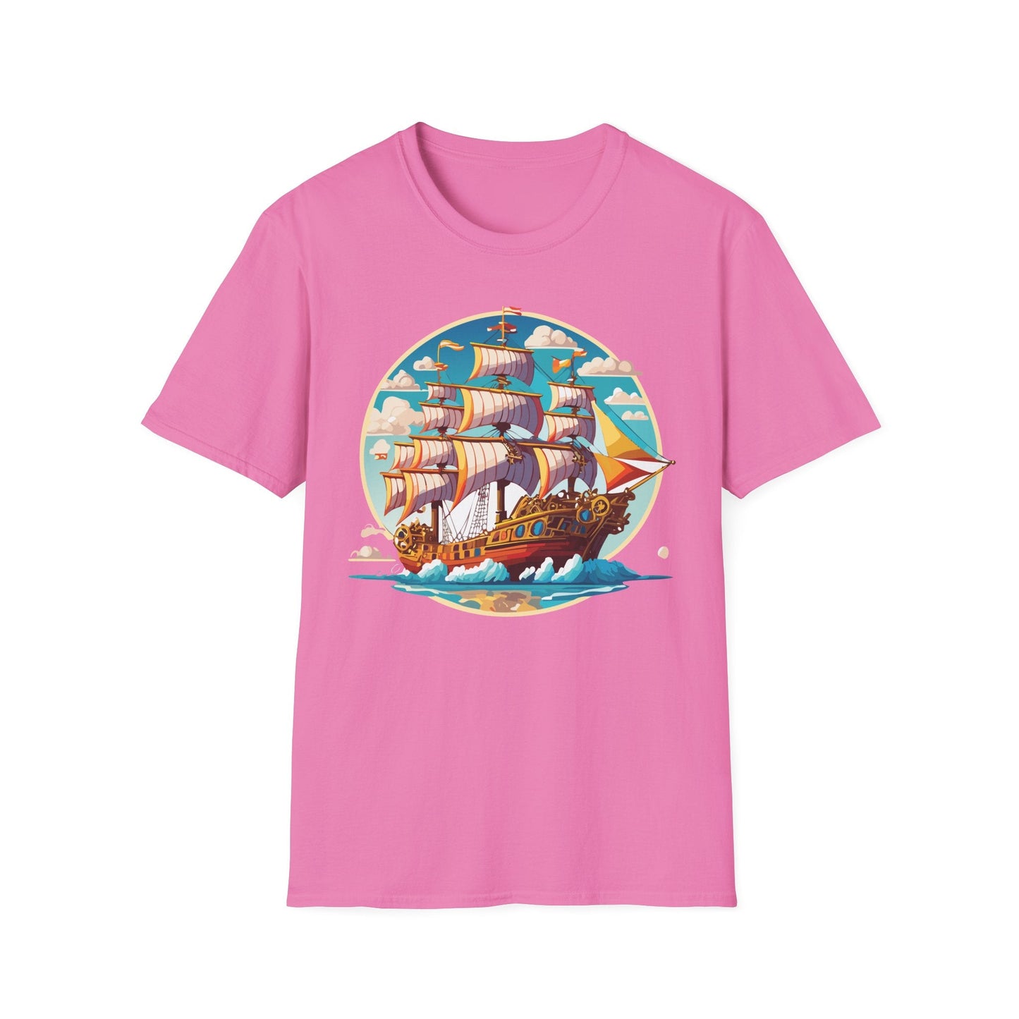 Ship T Shirts Frigate Tee Unisex Vessel Tee Shirt Gildan Softstyle 64000 Cotton Tee Classic