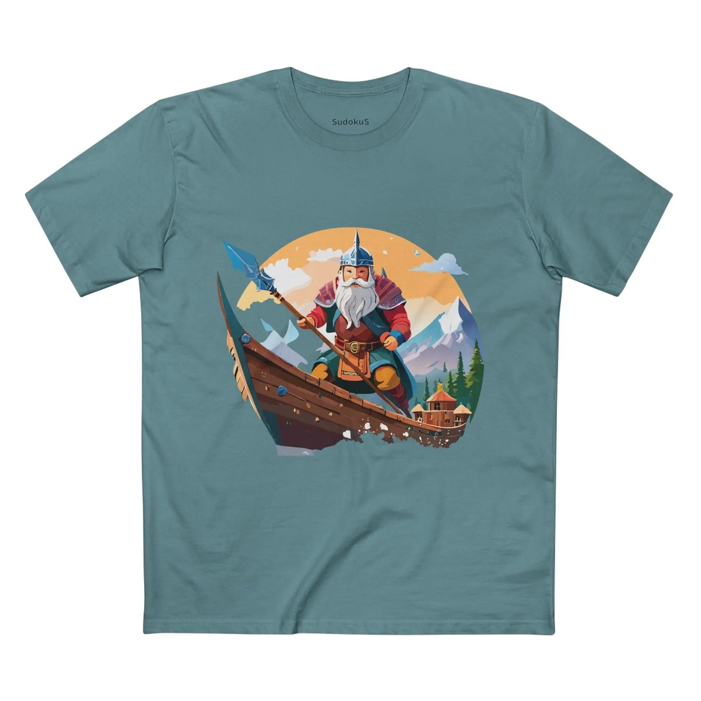 Viking Graphic Unisex 100 Cotton Staple Tee 33