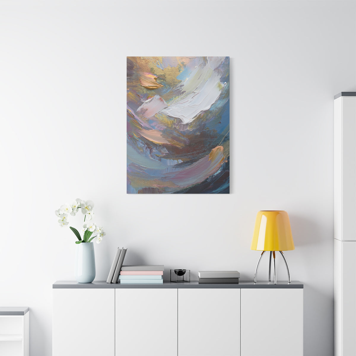 Abstract Oil Painting Print Canvas 20x24,20x30,24x30 24x32,24x36,30x40 32x48,36x48,40x60 Pine-Wood Inner Frame ABS-85