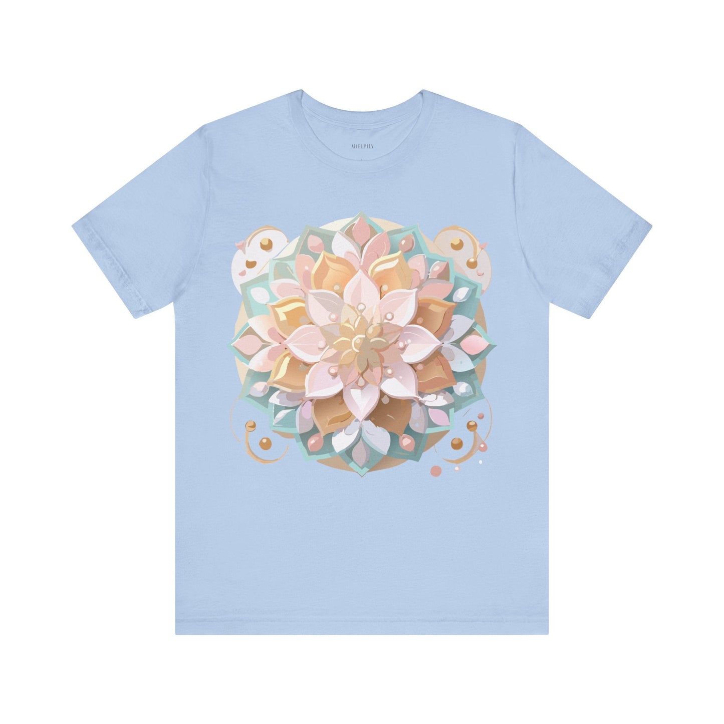 Mandala Shirt Graphic Tee Unisex Adelpha Vintage Inspired Art Design Premium Apparel