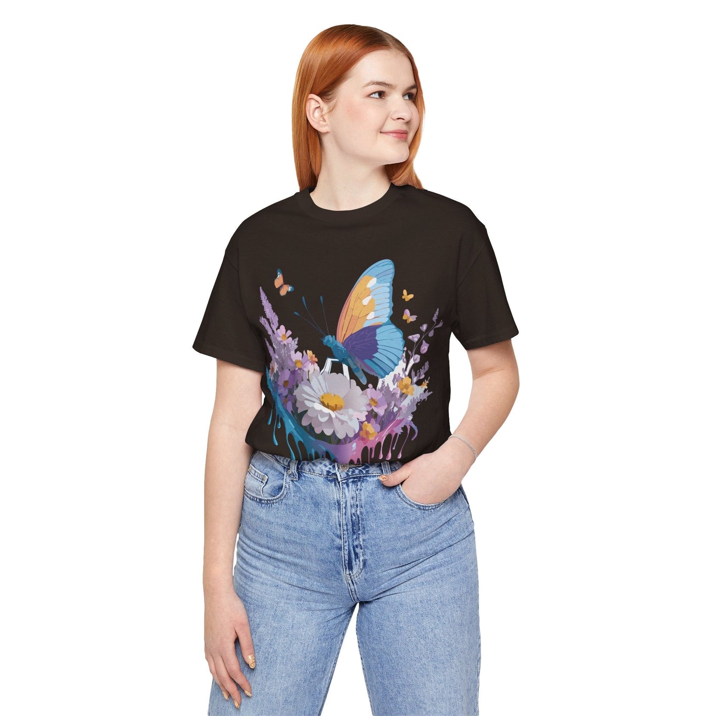 Adelpha Vintage Inspired Graphic Tee Unisex Short Sleeve Shirt