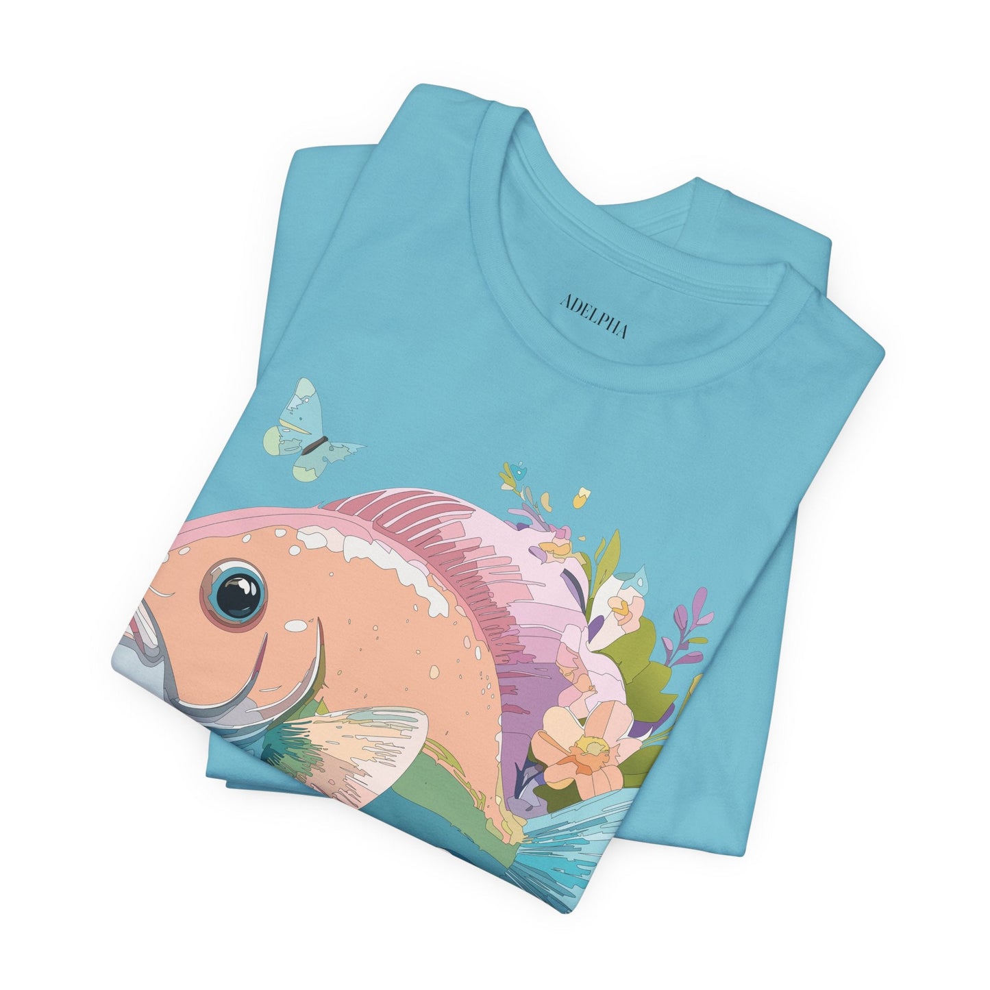 Adelpha Vintage Inspired Graphic Tee Unisex Jersey Short Sleeve Art Design Shirt