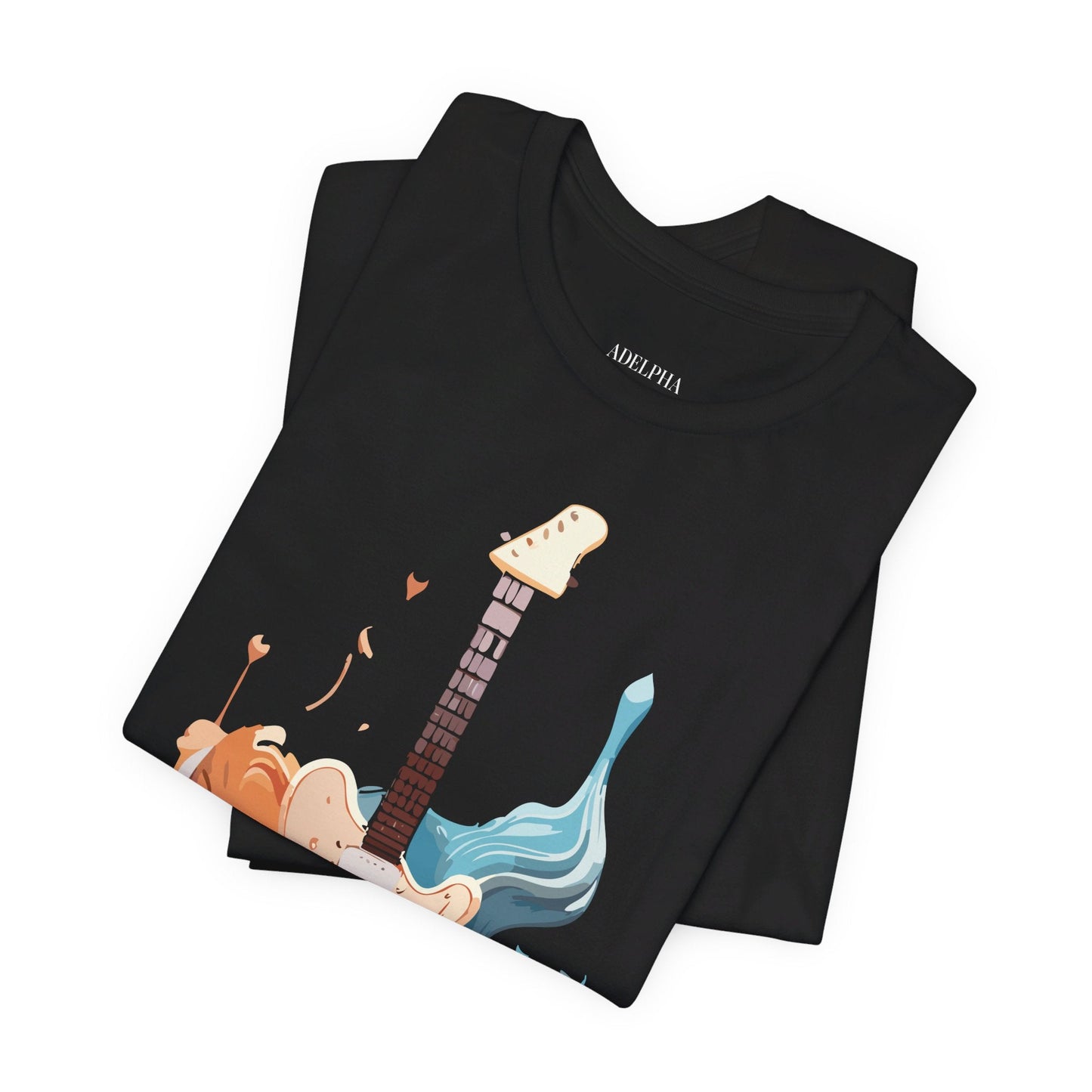 Adelpha Vintage Inspired Graphic Music T Shirt Unisex Short Sleeve Tee For Everyday Wear
