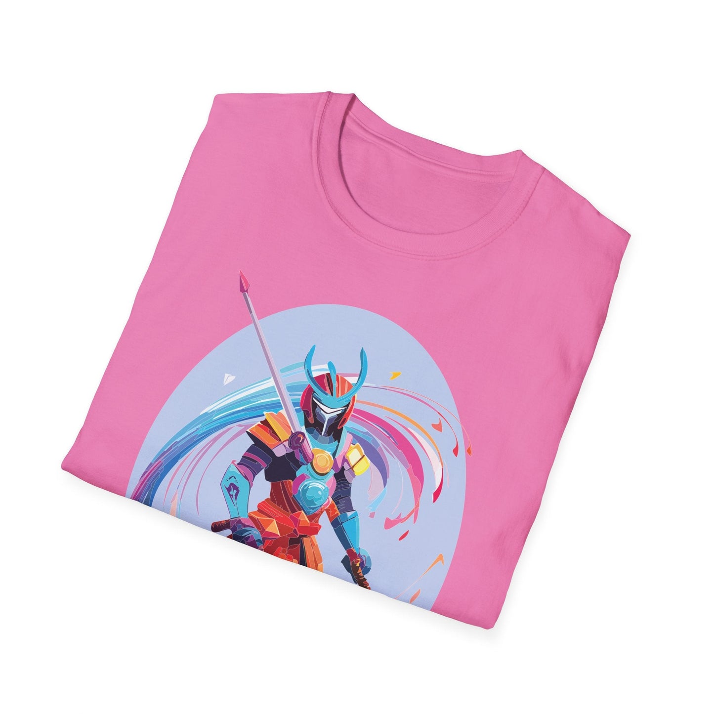 Samurai Shirt Unisex Gildan Softstyle Tee 100 Percent Ring Spun Cotton Samurai Design