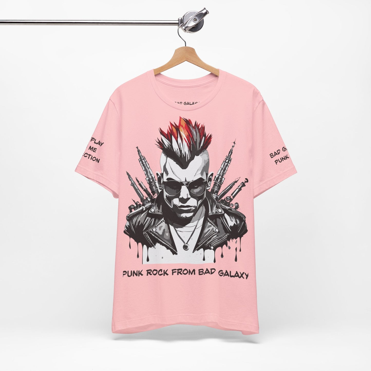 Punk Rock Tee Shirt Made To Order 100 Percent Cotton Lightweight Printed In USA Free Shipping