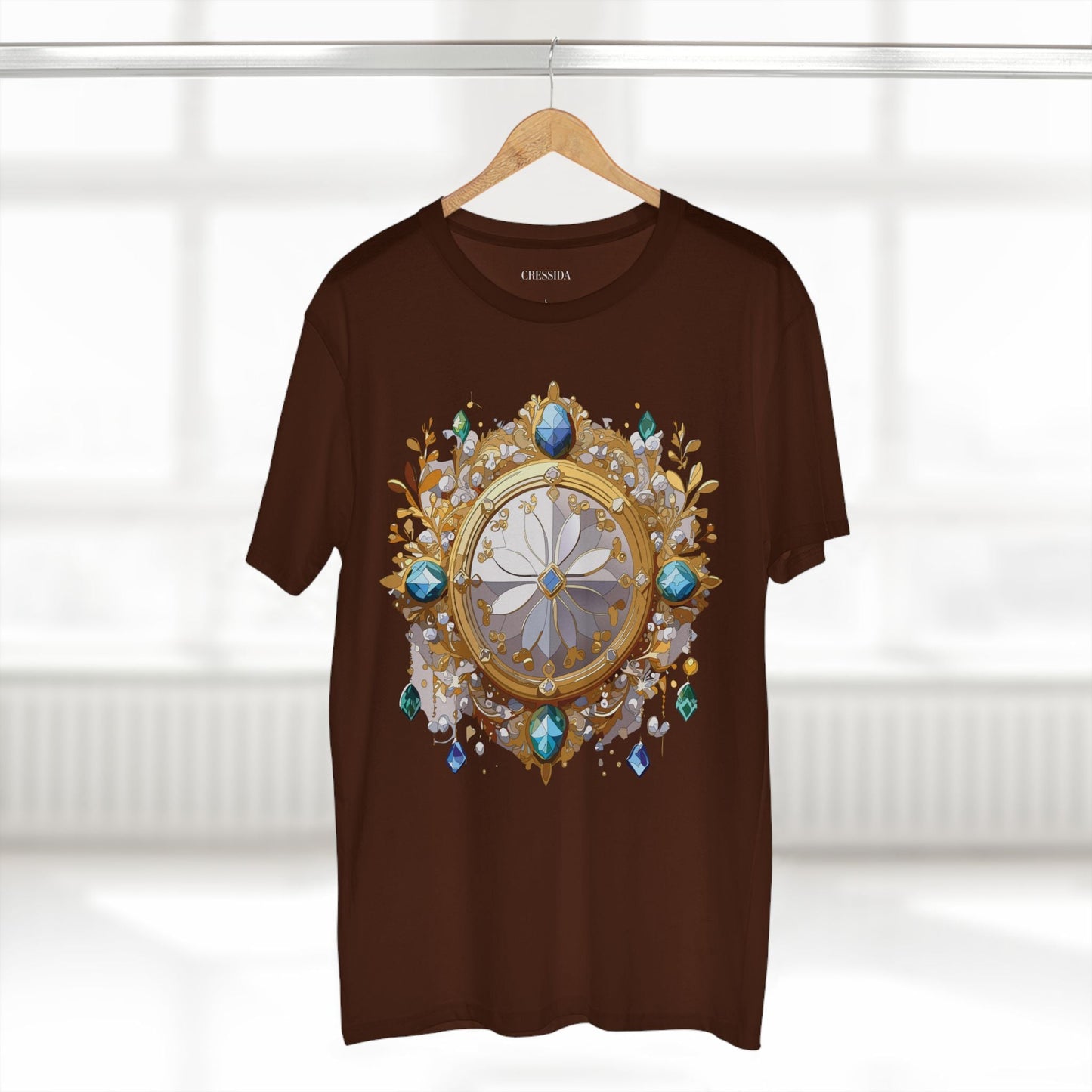 Medallion Graphic T-Shirt Unisex 100 Cotton With Gold Art Design Medal Tee 13