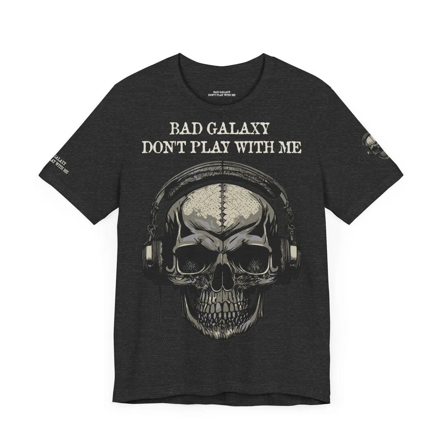 Skull T Shirt From Bad Galaxy 100 Percent Cotton Eco Friendly Made In USA With Durable Stitching