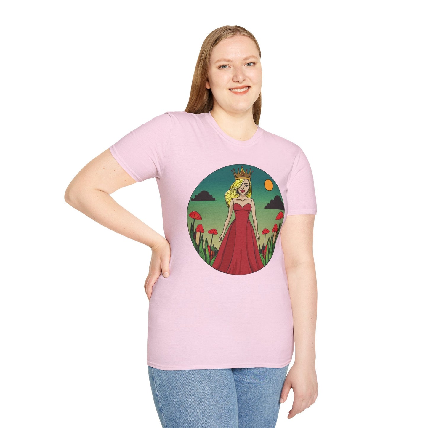 Womens Graphic T Shirt Art Design Tee Unisex Softstyle 64000 Ring Spun Cotton Daily Wear