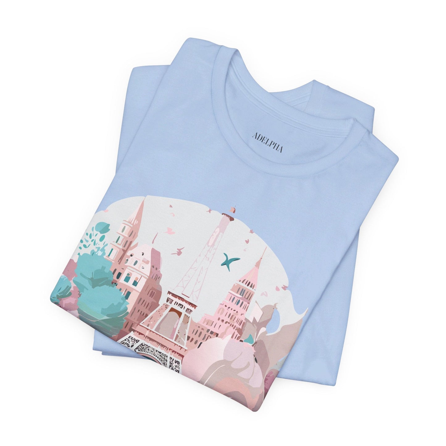Paris Graphic Tee Unisex Premium Adelpha Art Design Vintage Inspired Short Sleeve Shirt