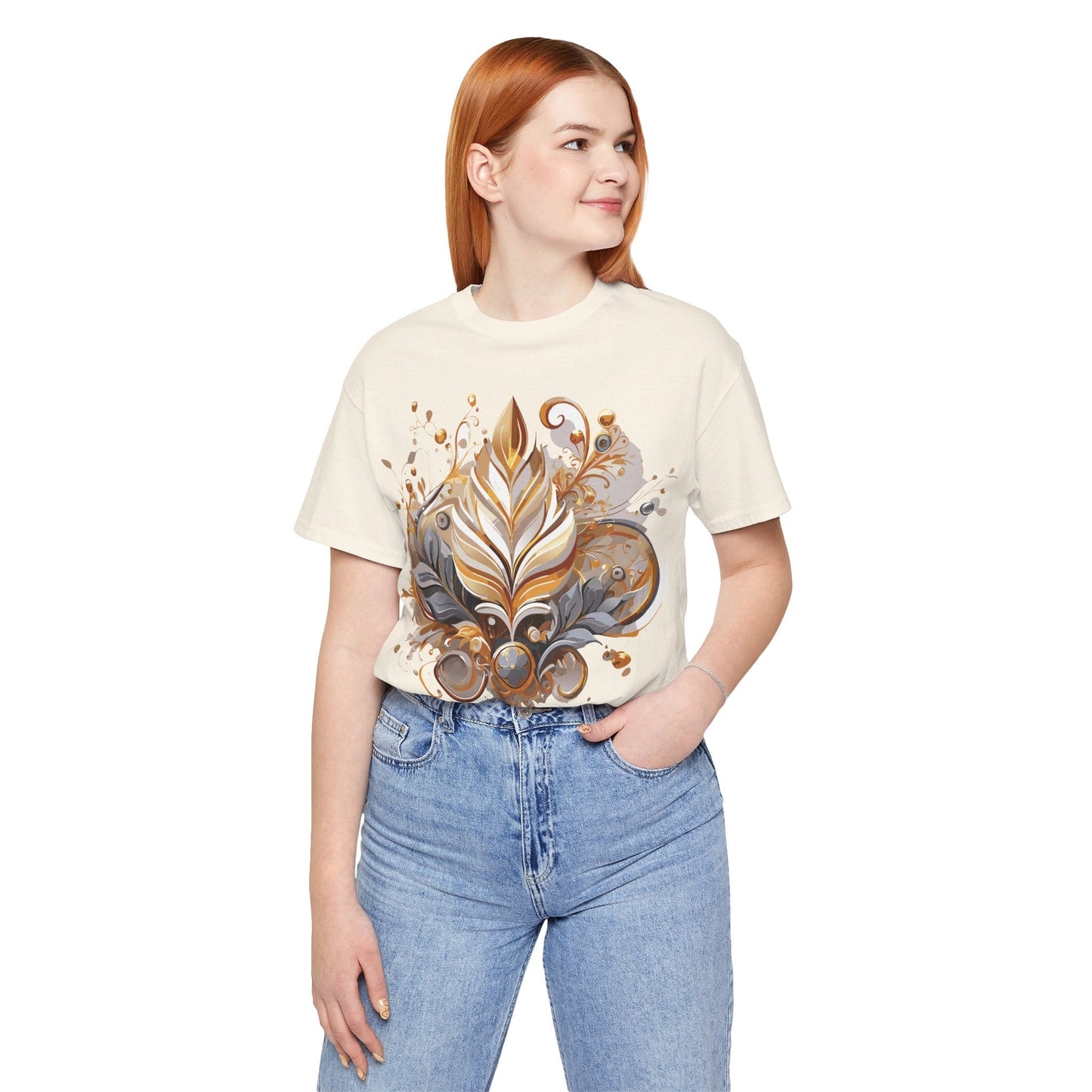 Jewelry Graphic Unisex 100 Cotton Vintage Treasure Art T-Shirt 6