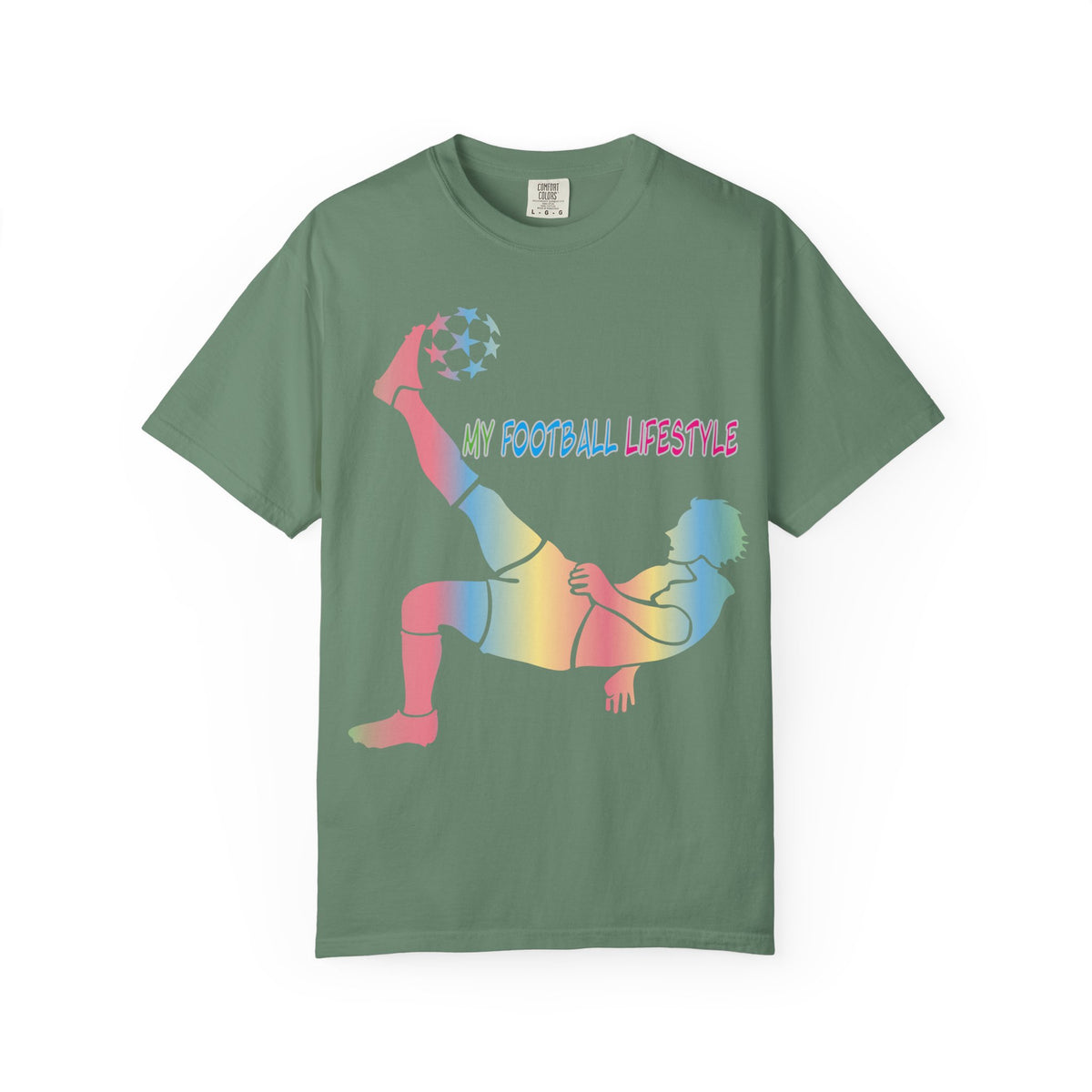 Sports Graphic Unisex T-Shirt Garment Dyed Cotton Relaxed Fit Comfort Colors 12