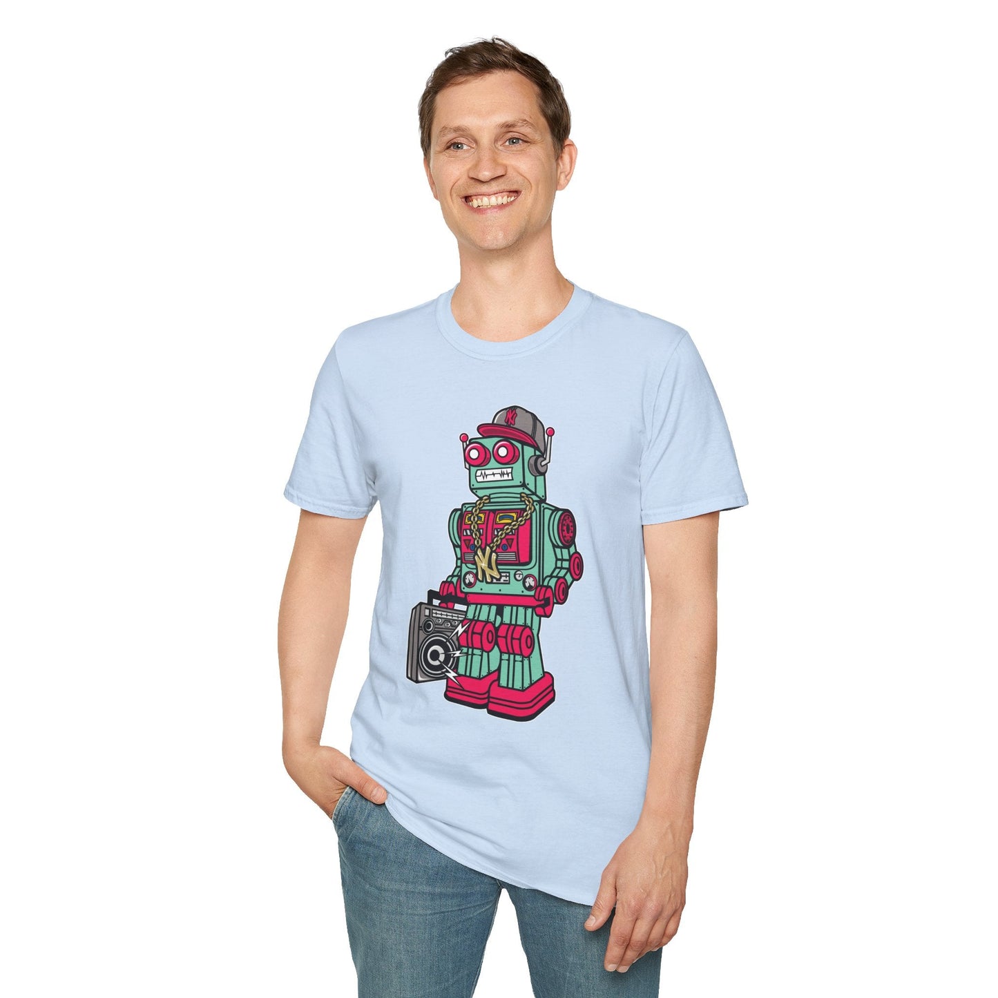 Cartoon T Shirt Animation Tee Funny Unisex Gildan Softstyle 64000 Ring Spun Cotton