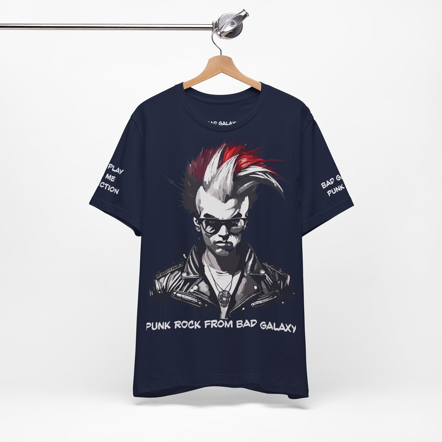 Punk Rock Tee Shirt Made In USA 100 Percent Cotton Eco Friendly Inks Durable Stitching