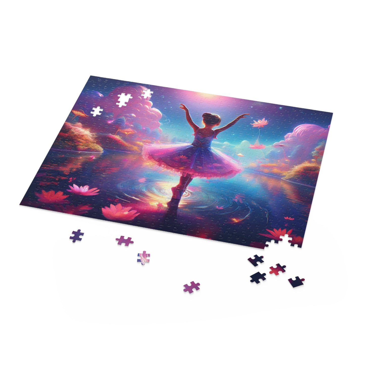 Ballerina Puzzle 500-Chipboard Pieces in Box | Kids Puzzles Size: 16" x 20",  Ages 9+ and Family pn17